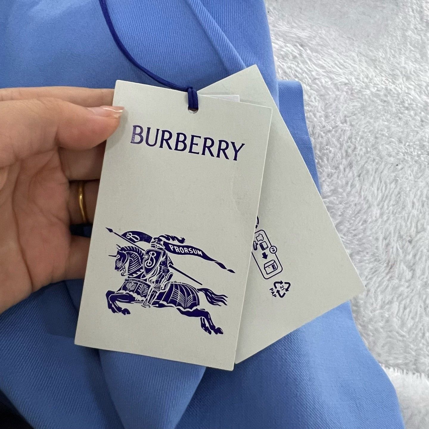 Burberry Burberry Blue Shorts 32 Men Size US 32 / EU 48 - 5 Thumbnail