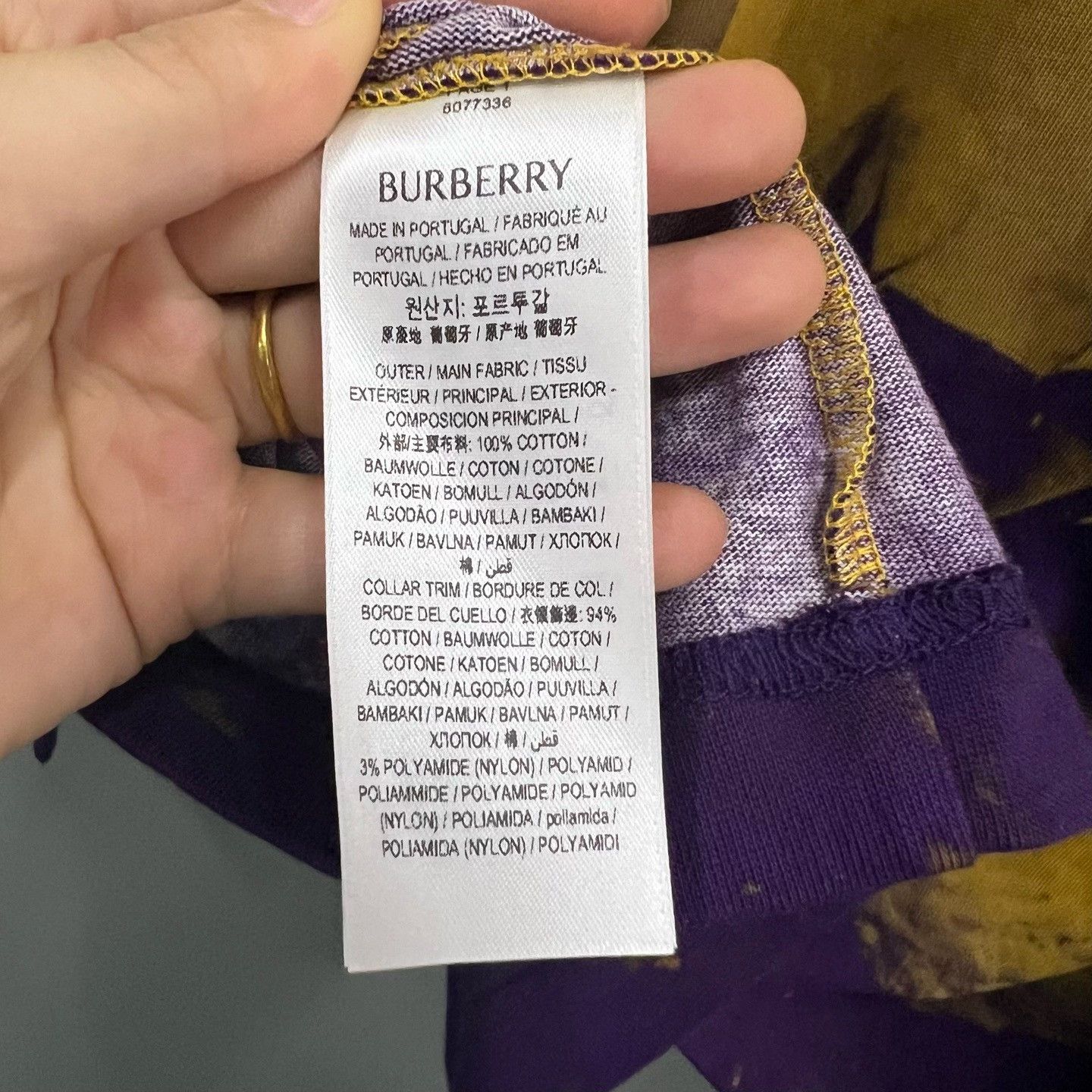 Burberry Burberry Printed Multi T-Shirt S Women Size S / US 4 / IT 40 - 3 Thumbnail