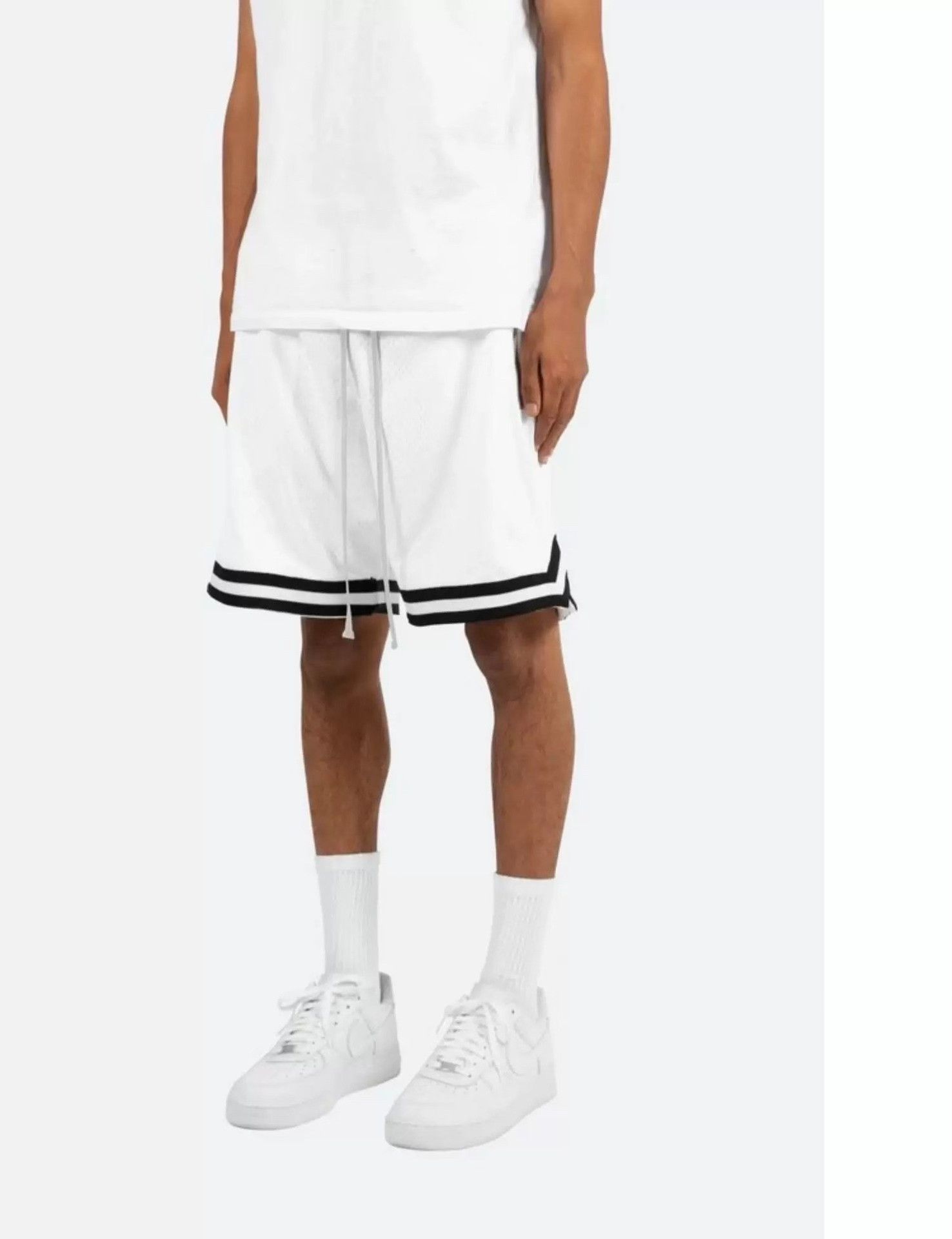 MNML Mnml Exclusive Oversized White Shorts 30 Men Size US 30 / EU 46 - 5 Thumbnail