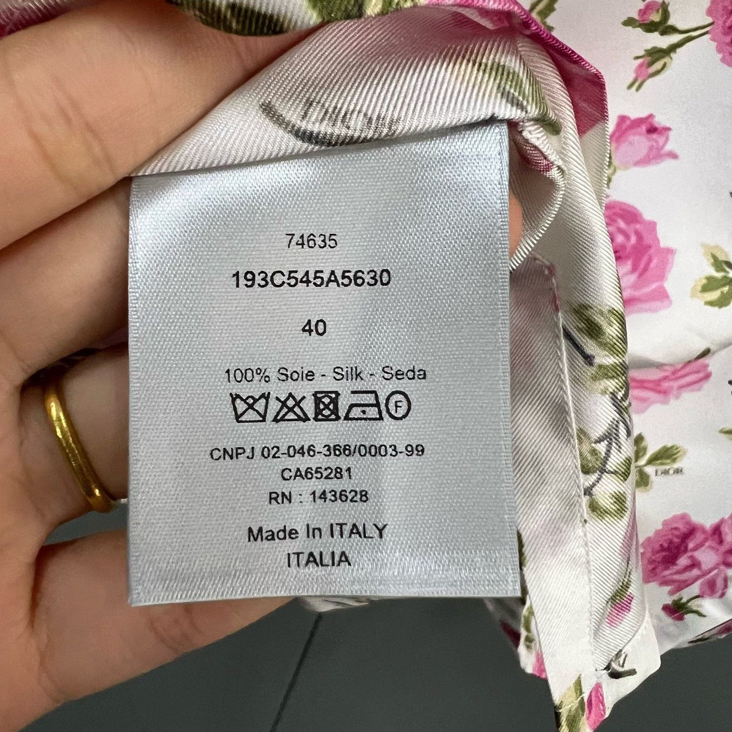Dior Dior Floral Shirt xxs Men Size US XXS / EU 40 - 3 Thumbnail