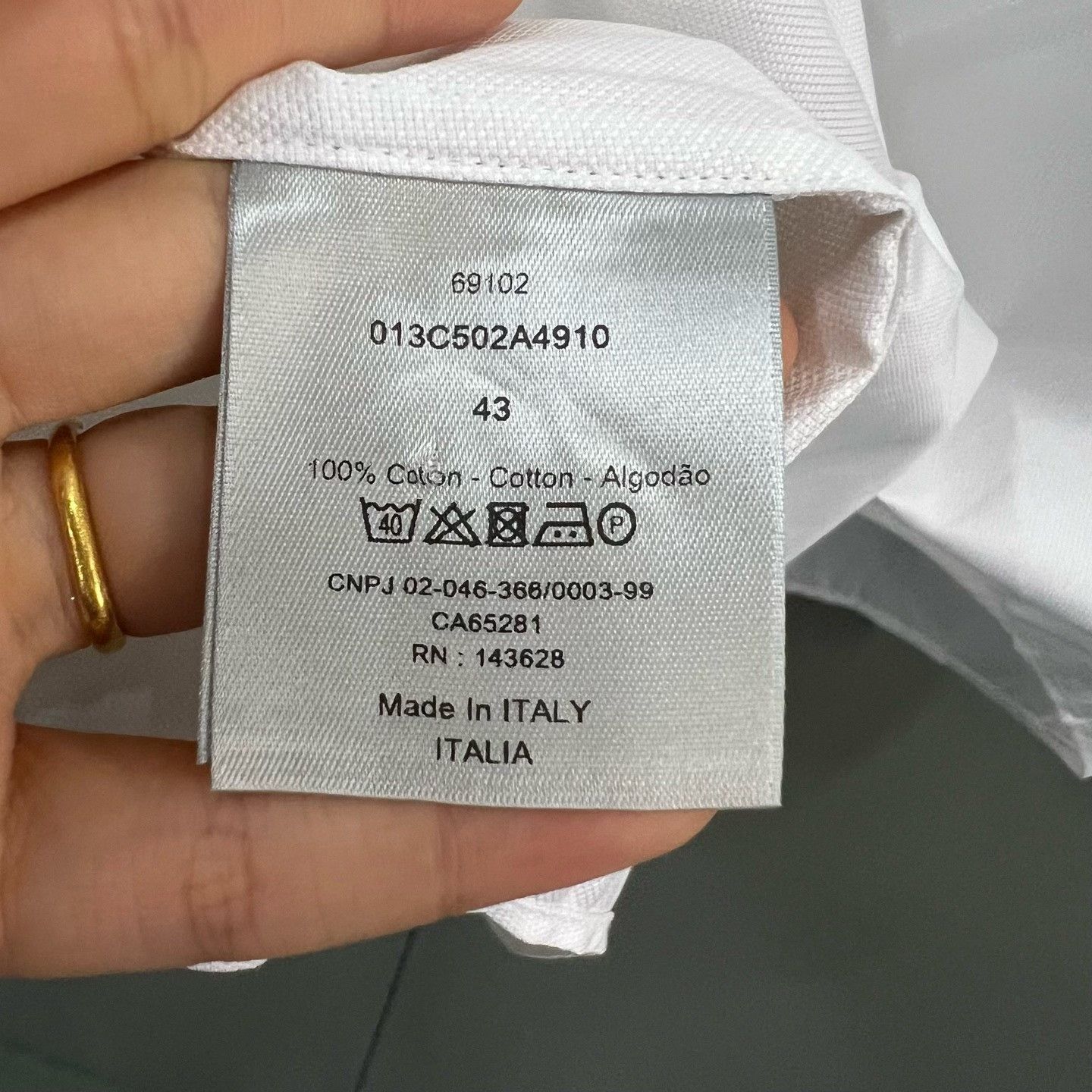 Dior Dior White Shirt xxs Men Size US XXS / EU 40 - 3 Thumbnail