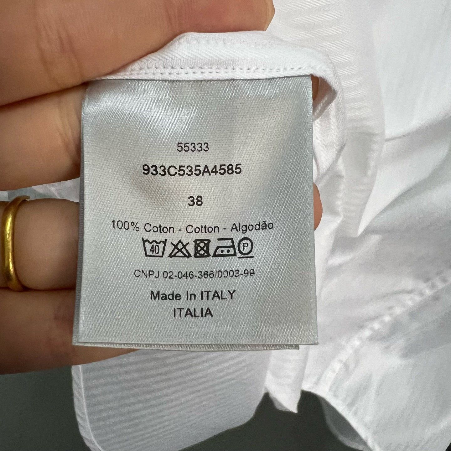 Dior Dior Striped White Shirt xxs Men Size US XXS / EU 40 - 4 Thumbnail