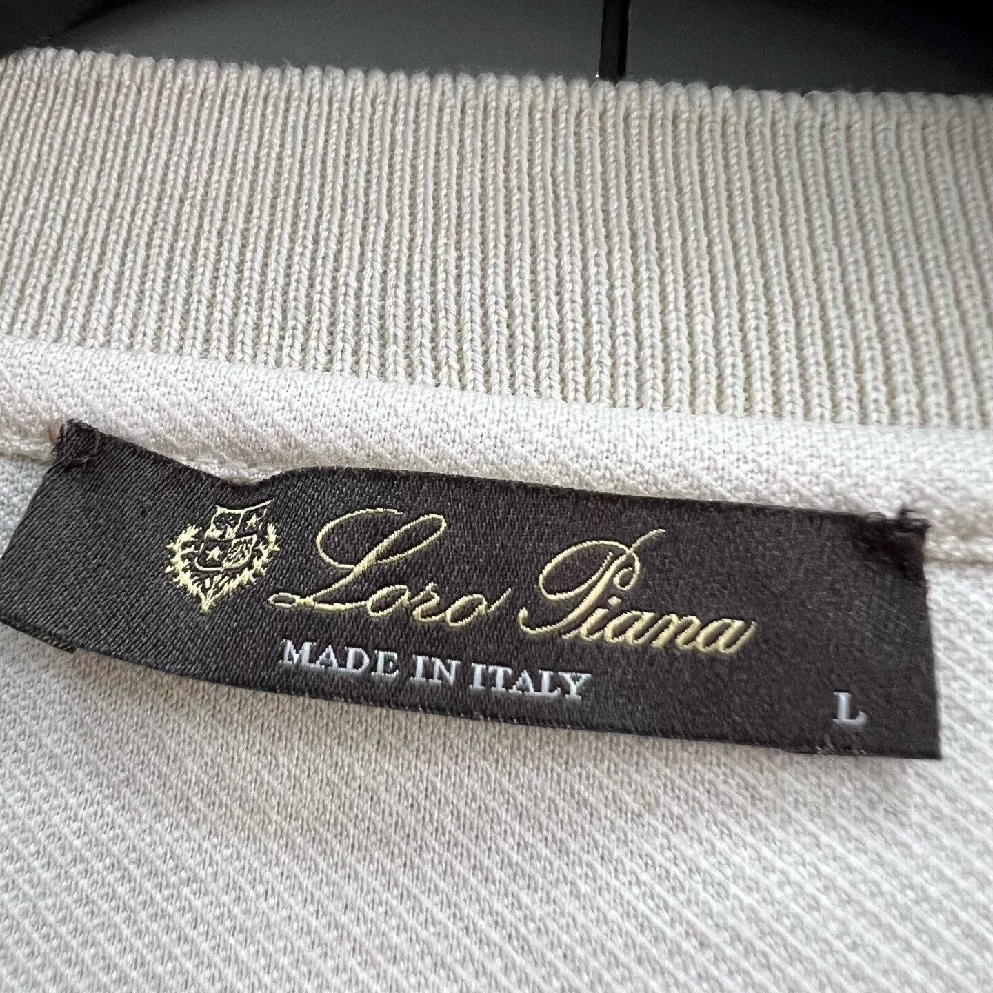 Loro Piana Loro Piana Beige T-Shirt L Women Size L / US 10 / IT 46 - 2 Thumbnail