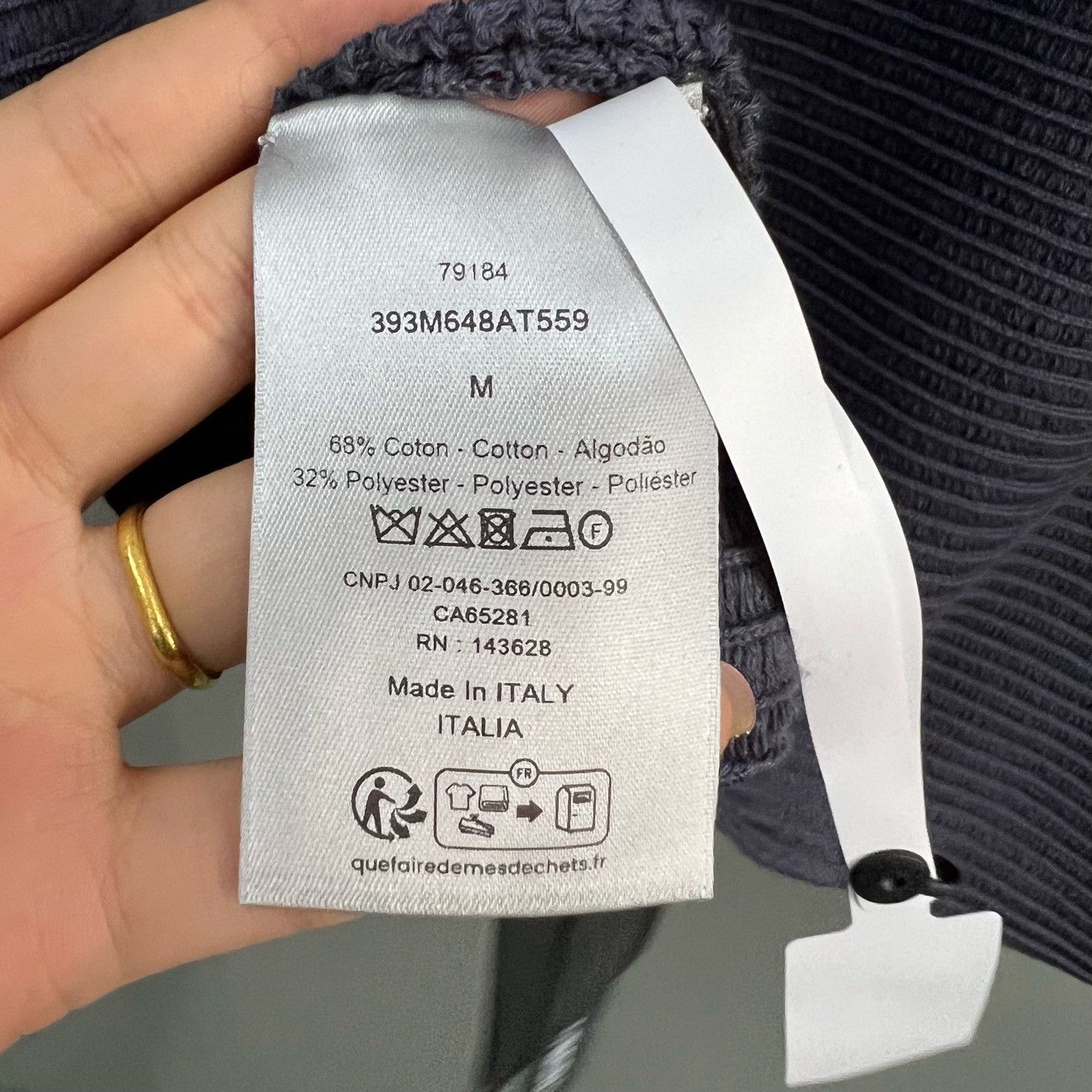 Dior Dior Striped Gray T-Shirt m Men Size US M / EU 48-50 / 2 - 5 Thumbnail