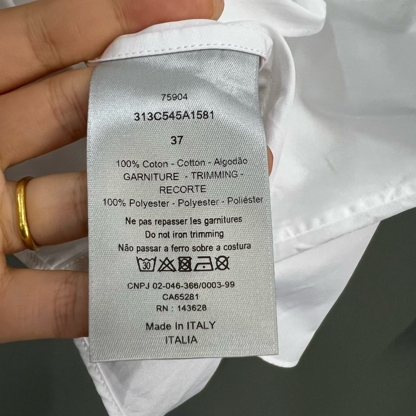 Dior Dior Retro White Button Up it_36 Women Size XS / US 0-2 / IT 36-38 - 3 Thumbnail