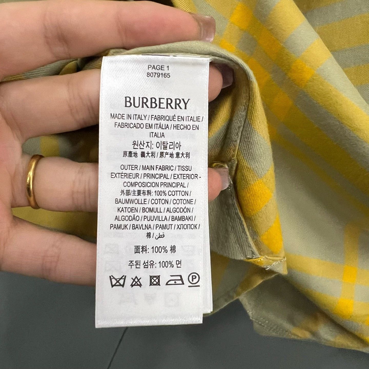 Burberry Burberry Plaid Multi Button Up M Women Size M / US 6-8 / IT 42-44 - 5 Thumbnail