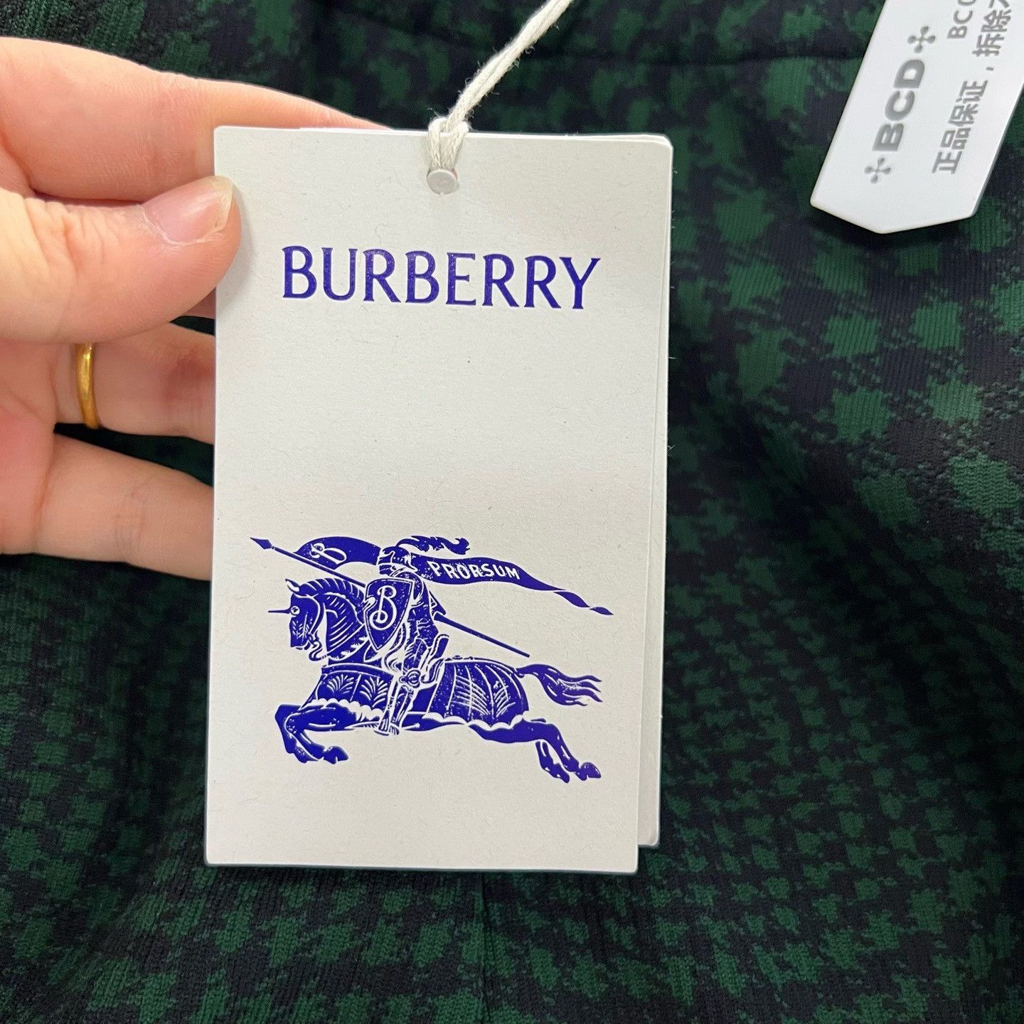Burberry Burberry Green Pants 26 Women Size 26" / US 2 / IT 38 - 5 Thumbnail