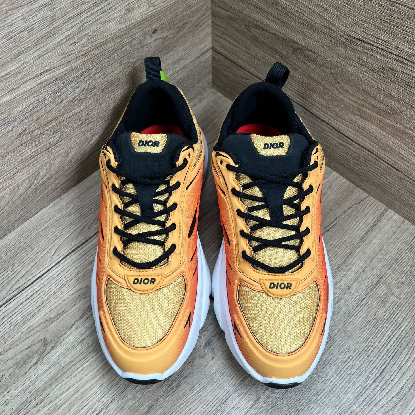 Dior Dior Collab Orange Lowtop Sneakers 6 Men Size US 6 / EU 39 - 6 Thumbnail