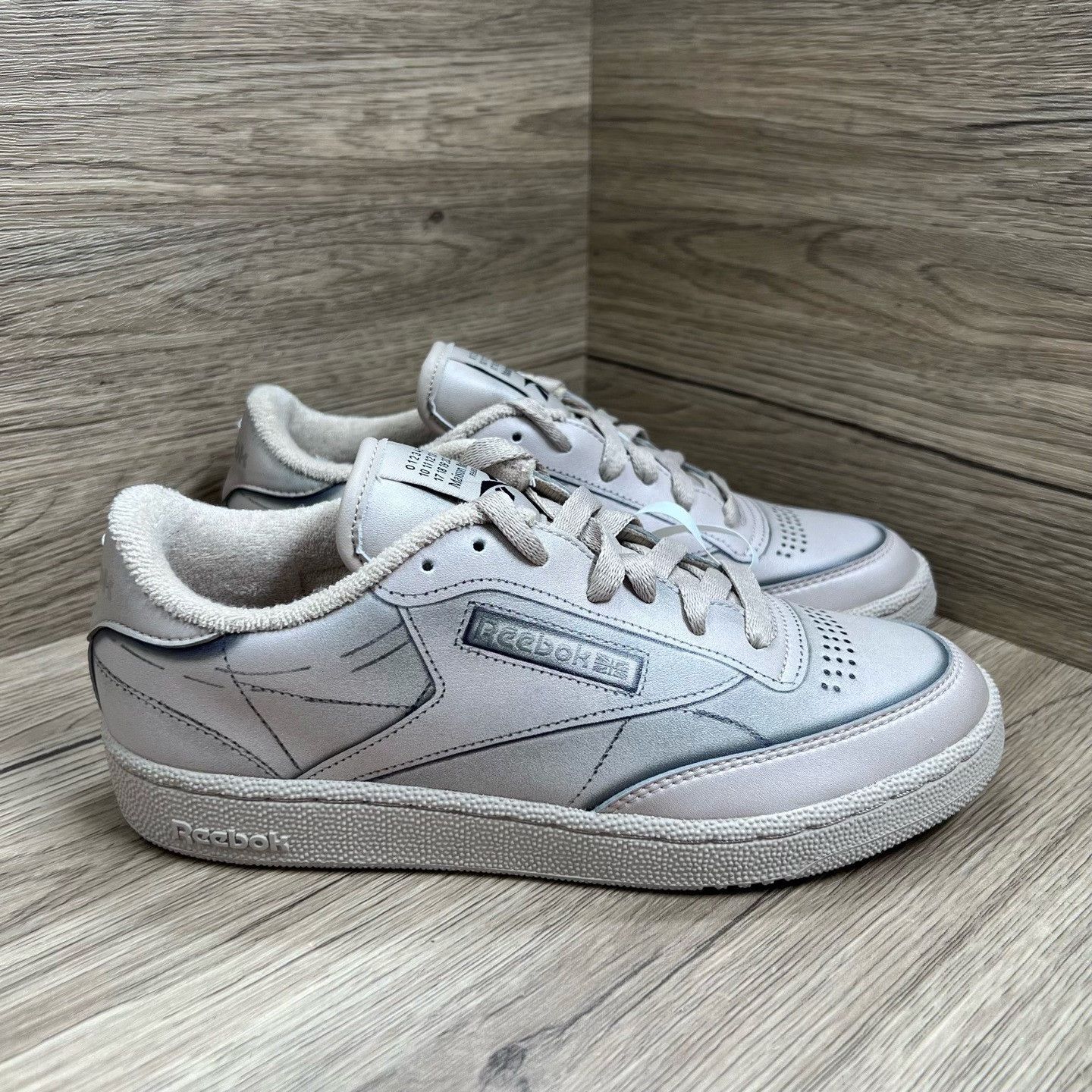 Maison Margiela Maison Margiela Collab Beige Lowtop Sneakers 5 Men Size US 5 / EU 37 - 4 Thumbnail