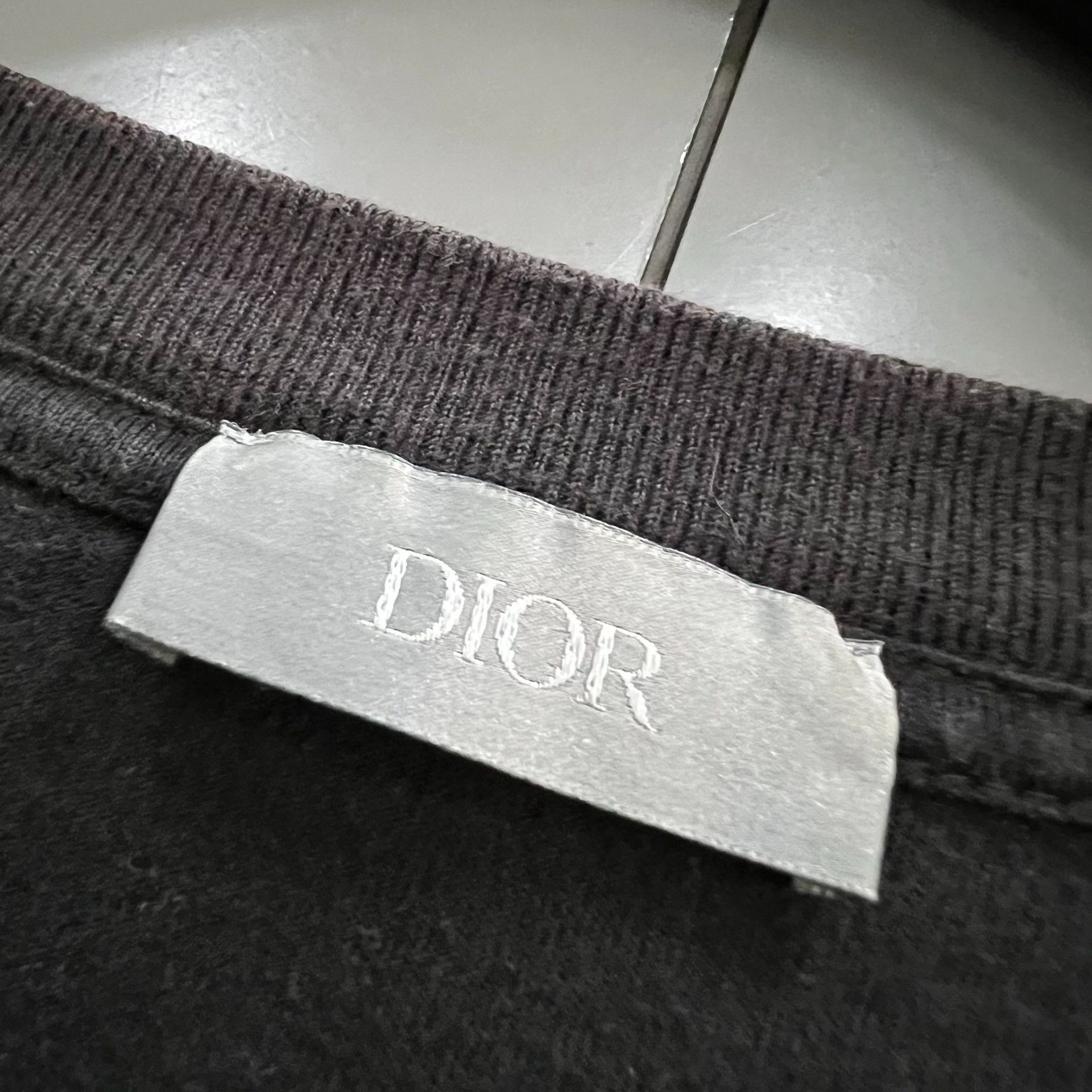 Dior Dior Retro Embroidered Black T-Shirt xxl Men Size US XXL / EU 58 / 5 - 2 Thumbnail