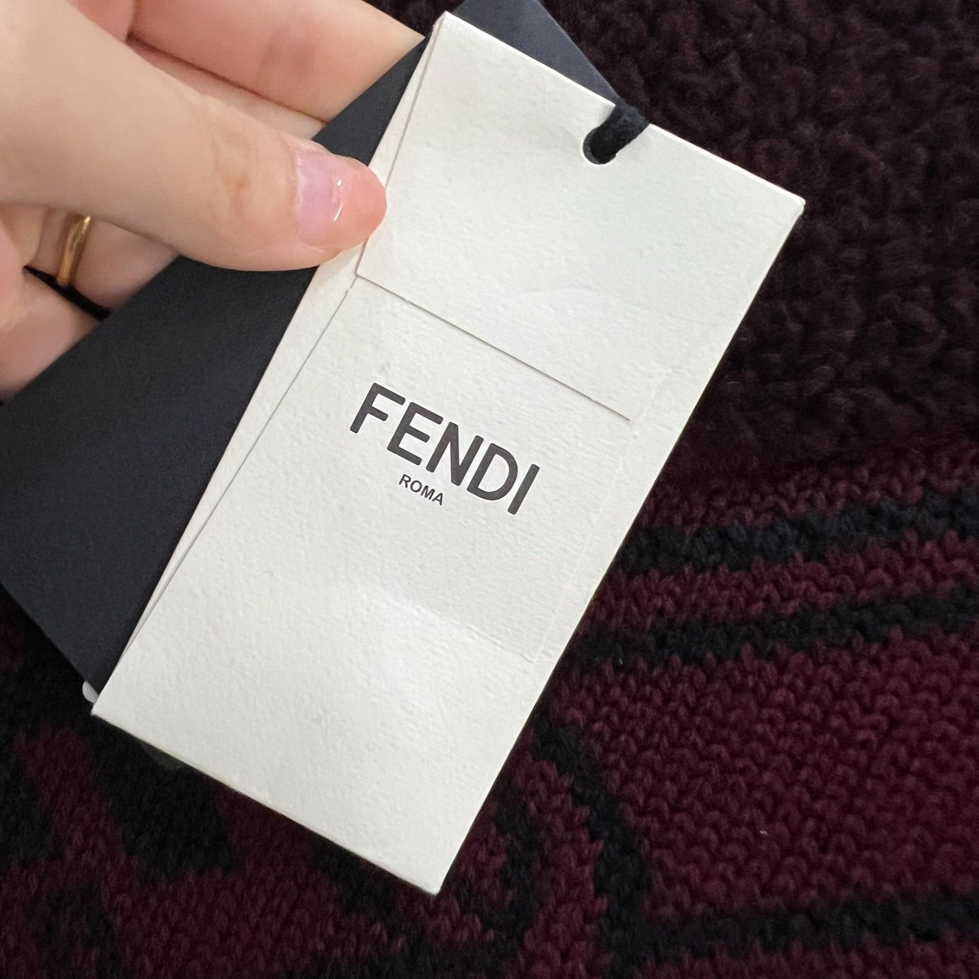 Fendi Fendi Retro Red Sweater s Men Size US S / EU 44-46 / 1 - 3 Thumbnail