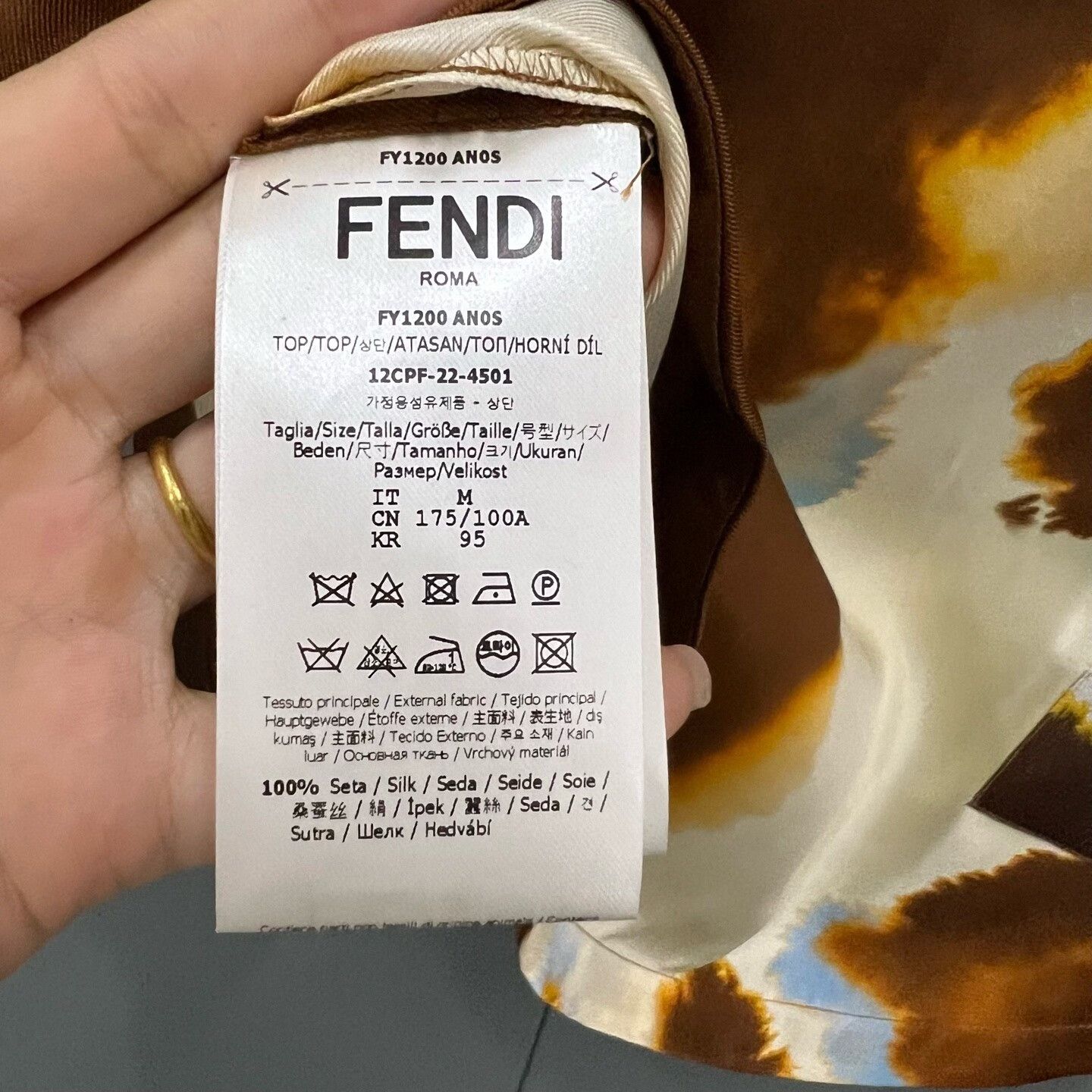 Fendi Fendi T-Shirt s Men Size US S / EU 44-46 / 1 - 3 Thumbnail