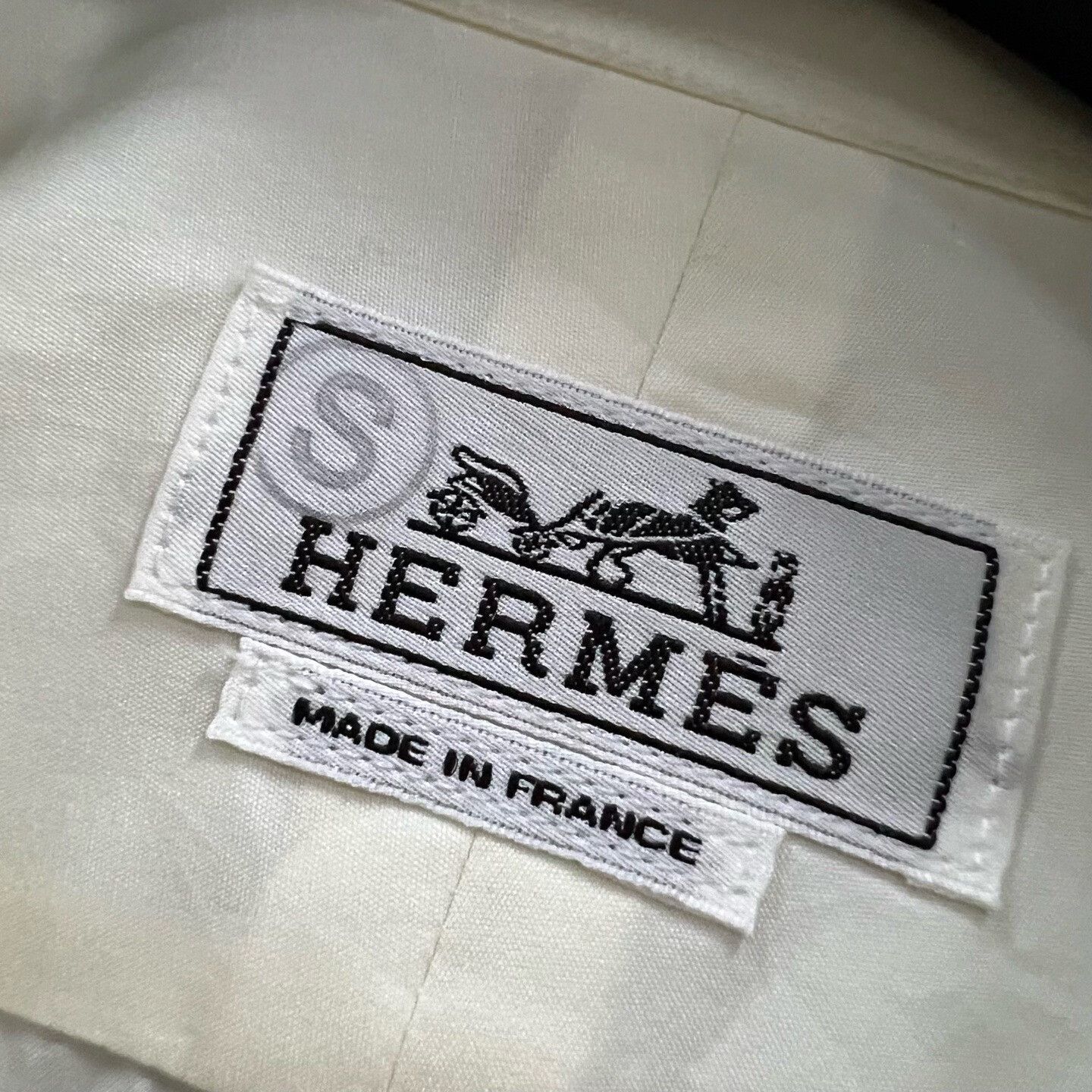 Hermes Hermes Patchwork White Shirt xs Men Size US XS / EU 42 / 0 - 4 Thumbnail