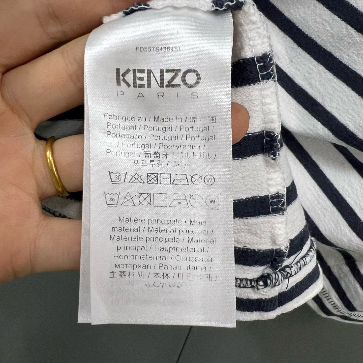 Kenzo Kenzo Retro Striped T-Shirt S Women Size S / US 4 / IT 40 - 3 Thumbnail