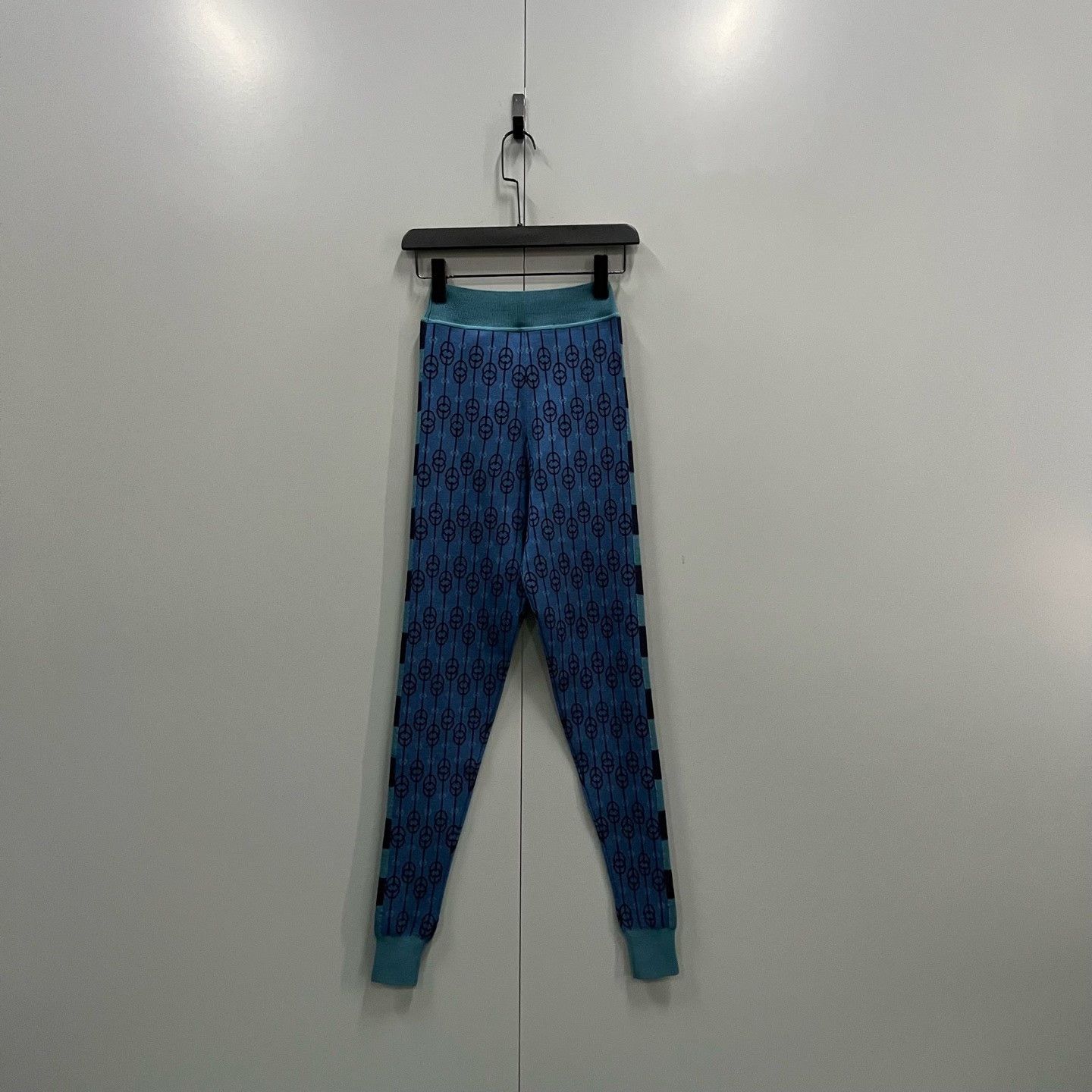 Hermes Hermes Knit Graphic Blue Casual Pants 34 Men Size US 34 / EU 50 - 2 Thumbnail