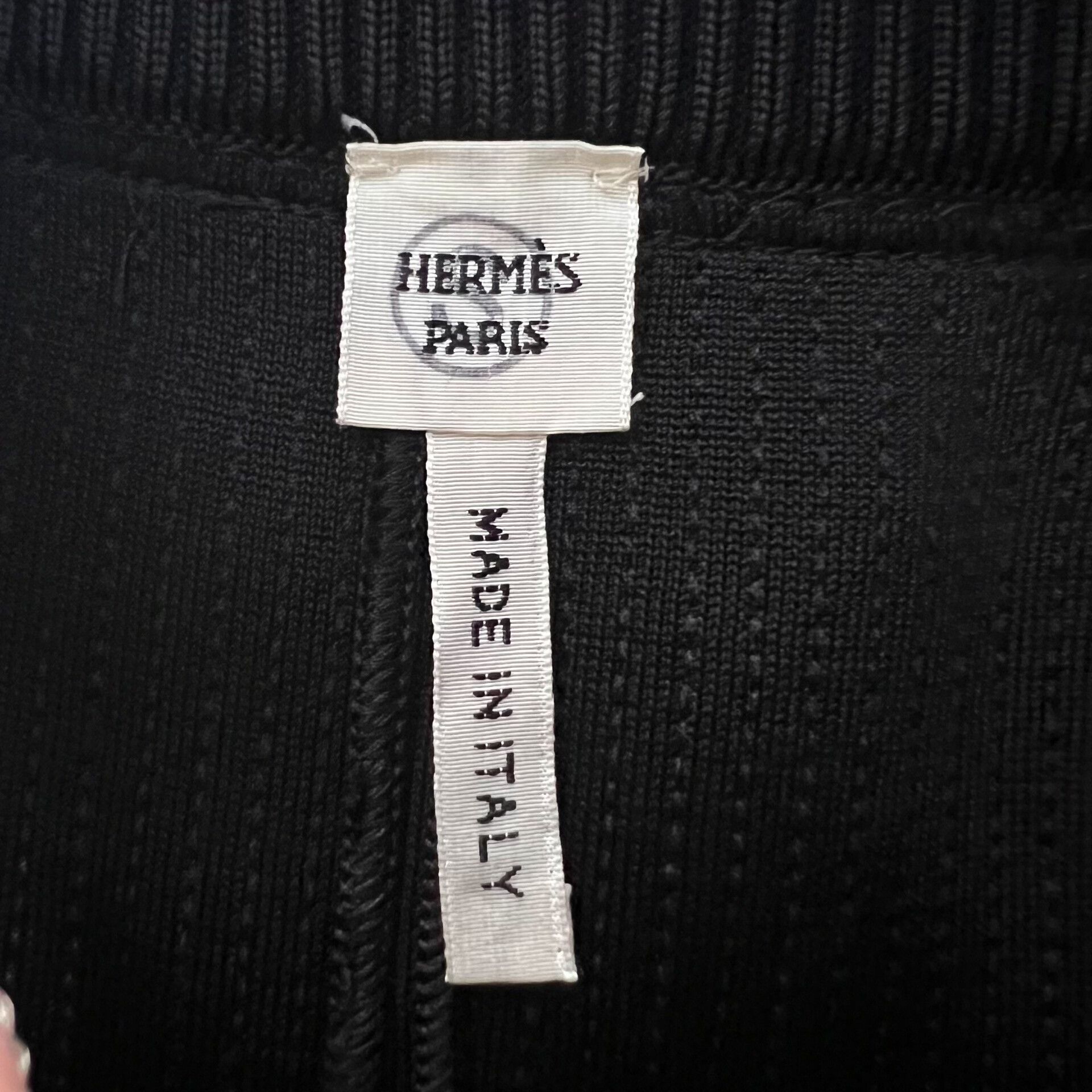 Hermes Hermes High-Waist Black Pants 34 Women Size 34" / US 12 / IT 48 - 3 Thumbnail