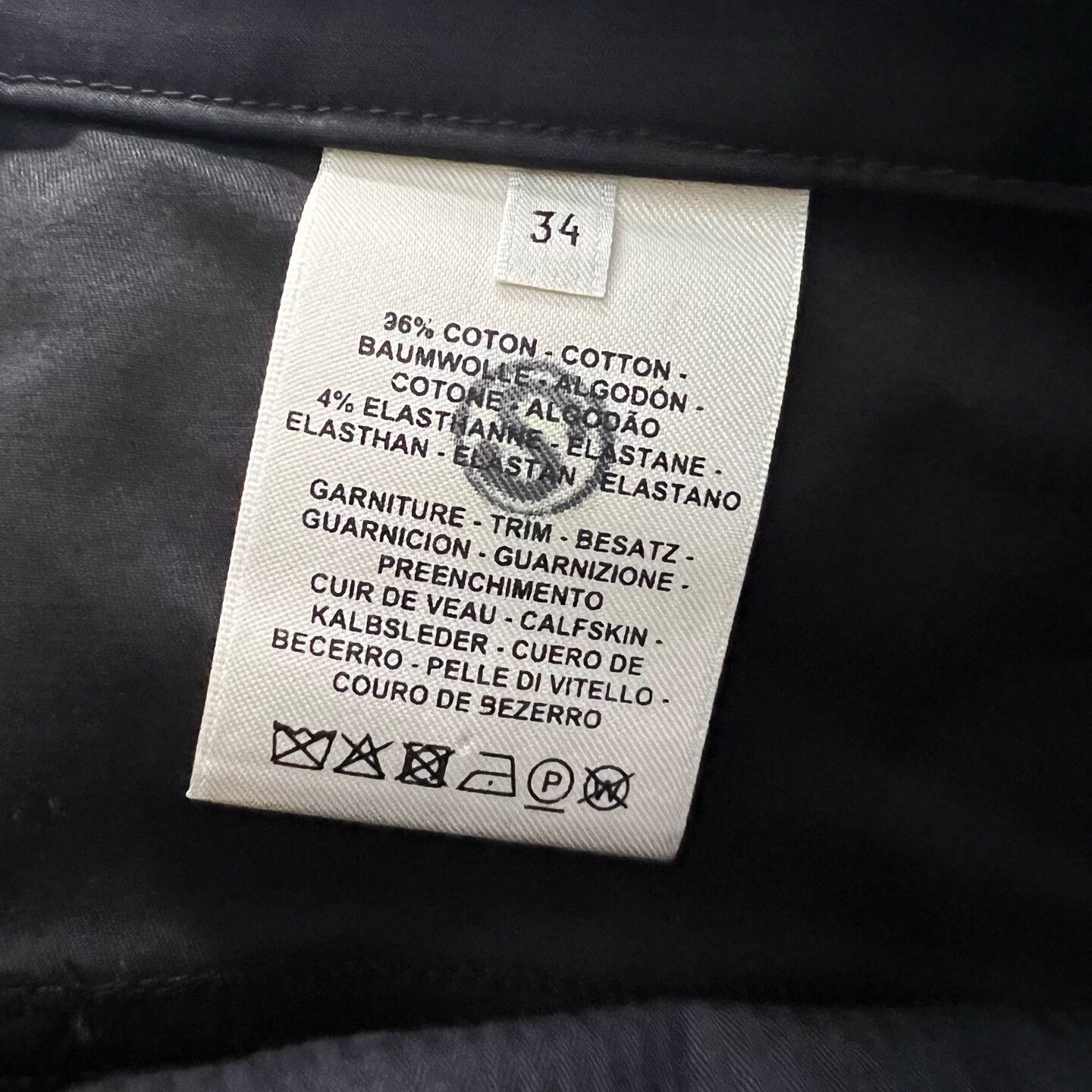Hermes Hermes Straight Black Pants 34 Women Size 34" / US 12 / IT 48 - 4 Thumbnail