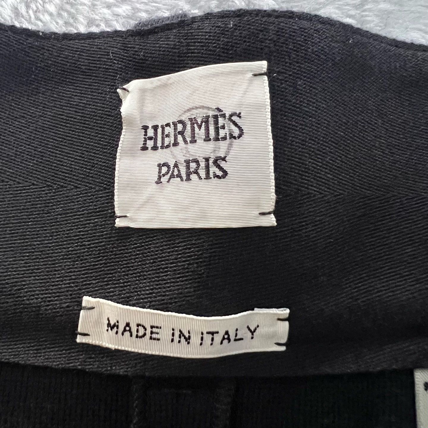 Hermes Hermes Wide-Leg Black Pants 34 Women Size 34" / US 12 / IT 48 - 3 Thumbnail