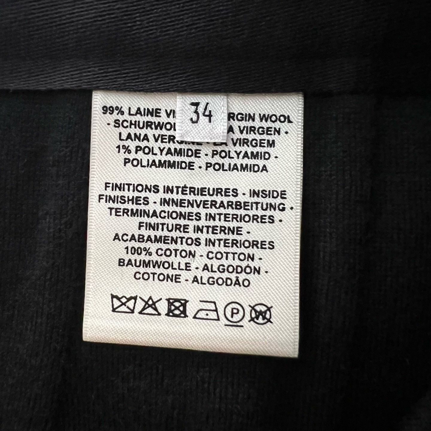 Hermes Hermes Wide-Leg Black Pants 34 Women Size 34" / US 12 / IT 48 - 4 Thumbnail