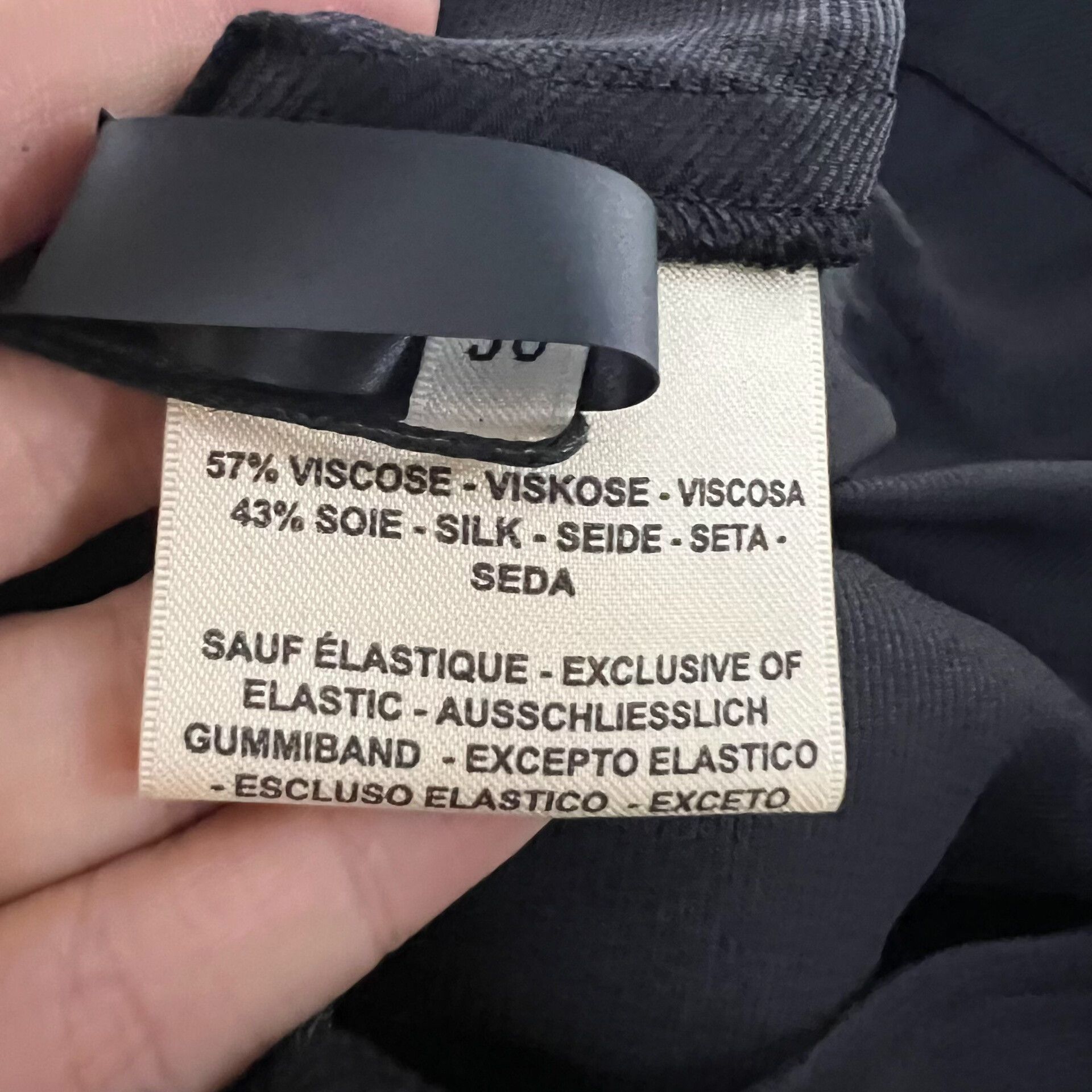 Hermes Hermes Casual Black Pants 38 Women Size 38" / US 16 / IT 52 - 5 Thumbnail