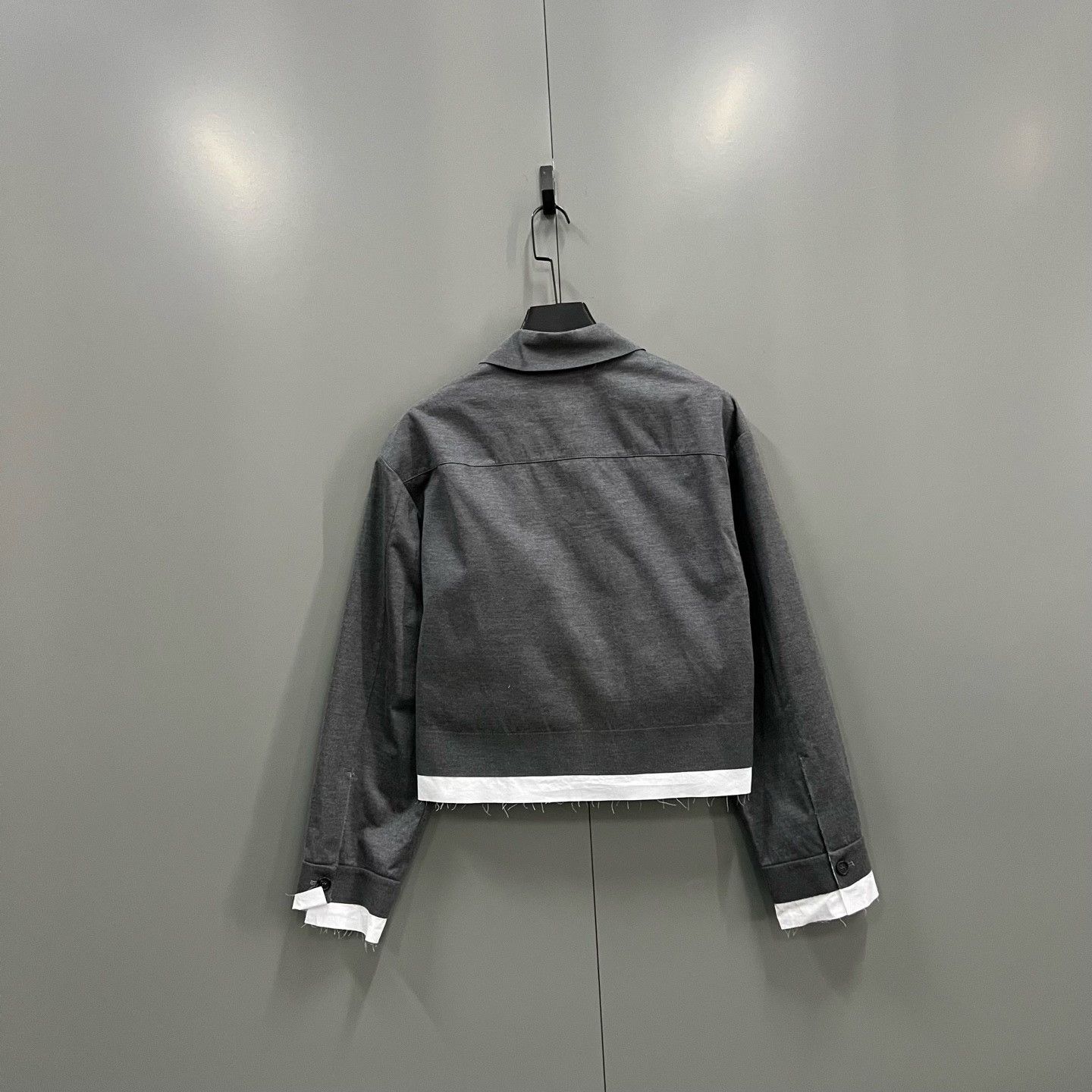 Miu Miu Miu Miu Retro Embroidered Gray Jacket it_38 Women Size XS / US 0-2 / IT 36-38 - 2 Thumbnail