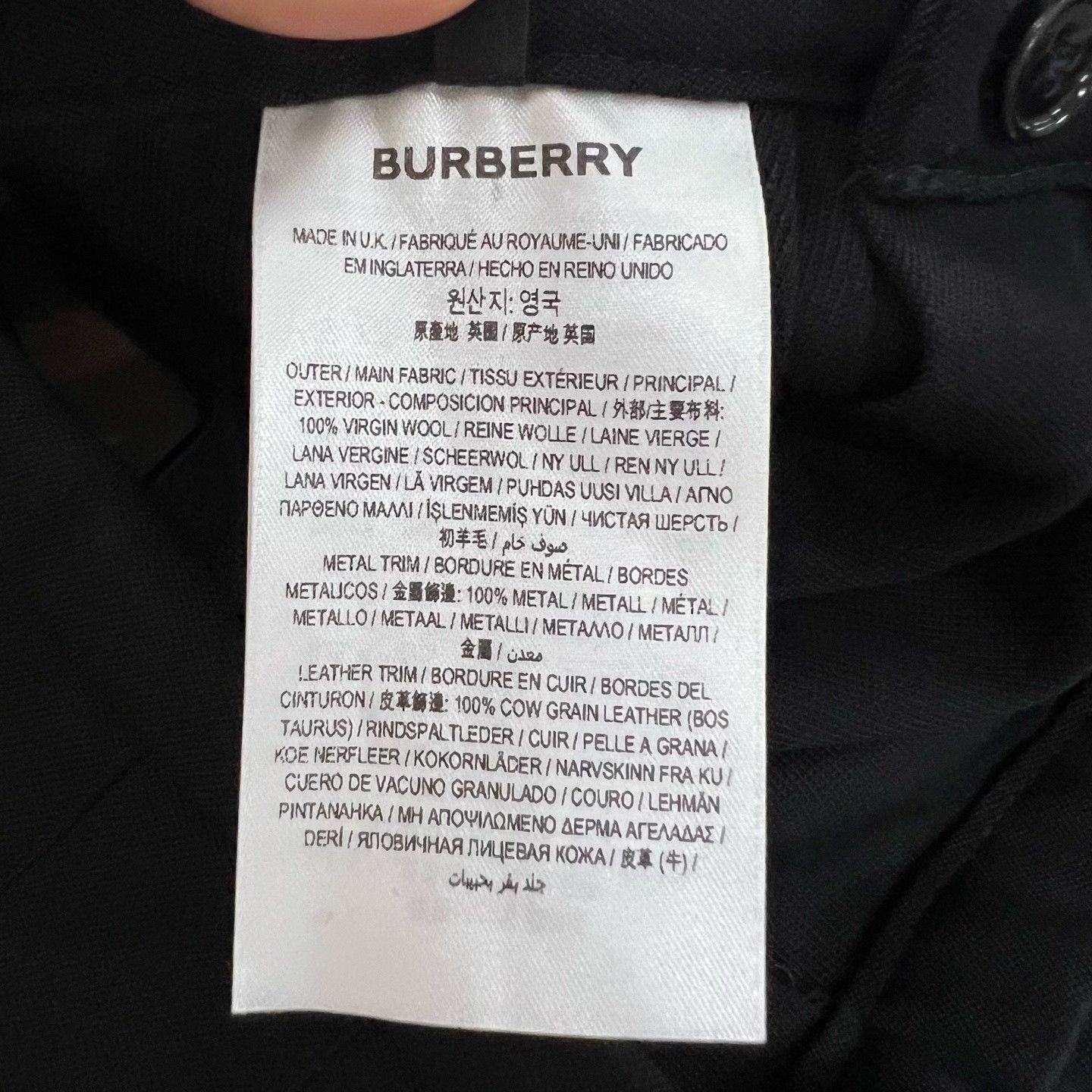 Burberry Burberry Black Skirt 24 Women Size 24" / US 00 / IT 34 - 4 Thumbnail