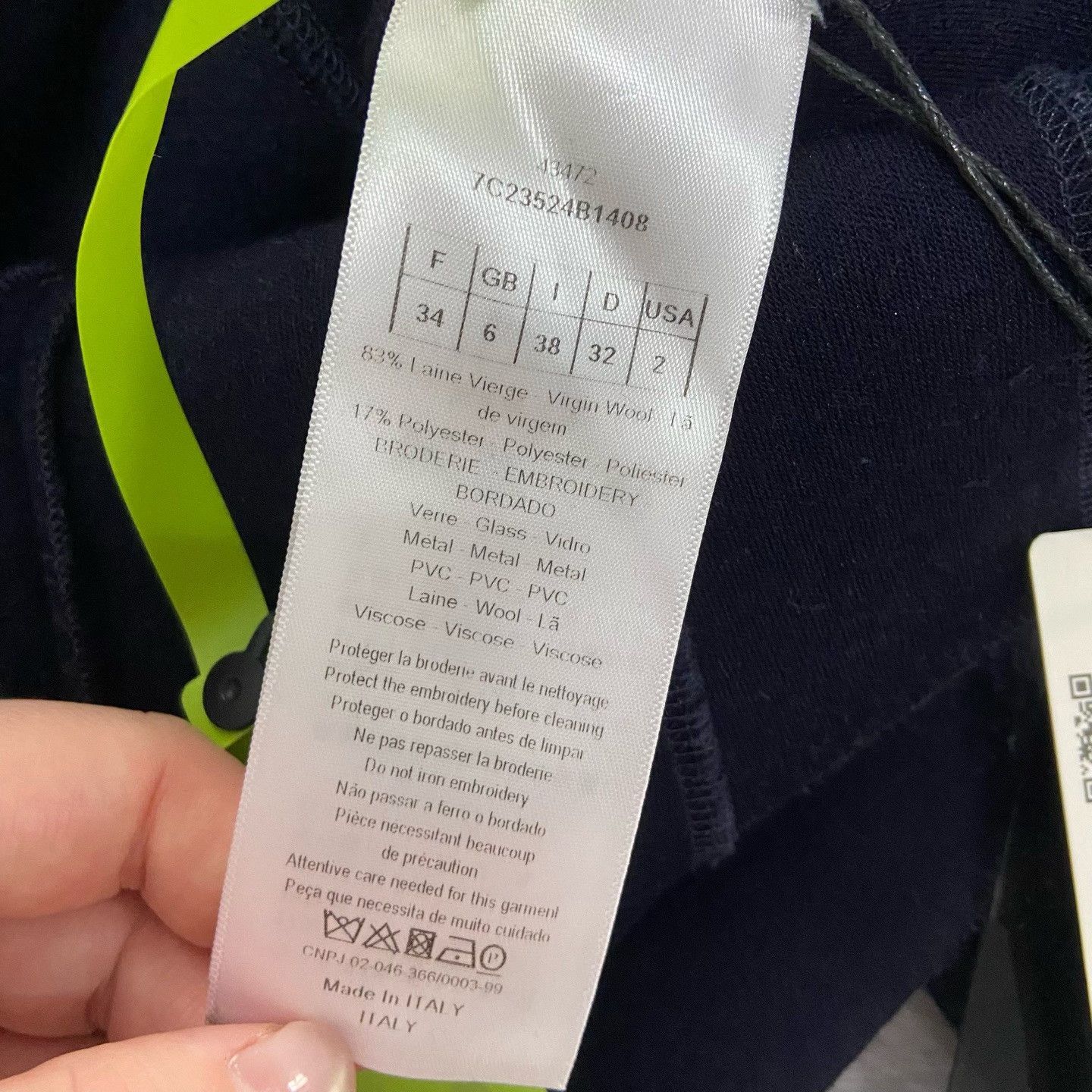 Dior Dior Hoodie xxs Men Size US XXS / EU 40 - 4 Thumbnail