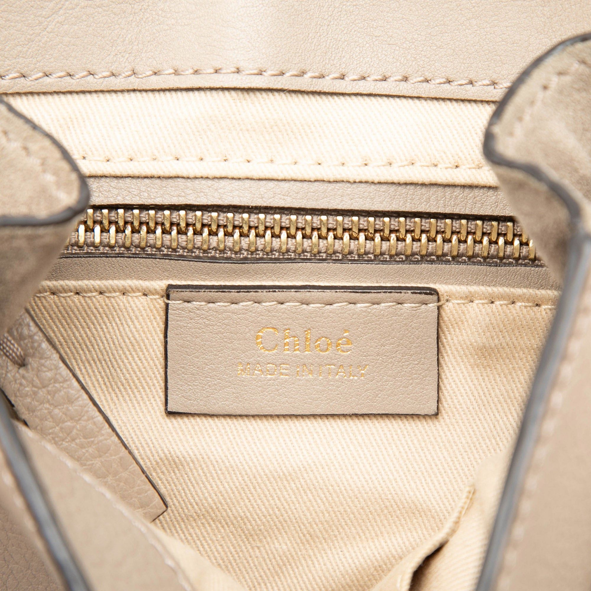 Chloe Small Calfskin and Suede Faye Backpack Size ONE SIZE - 5 Thumbnail