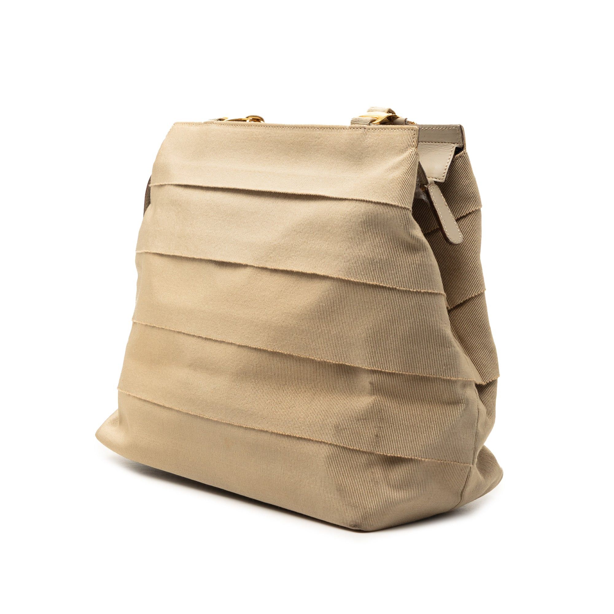 Salvatore Ferragamo Nylon Tiered Grosgrain Shouder Bag Size ONE SIZE - 2 Thumbnail
