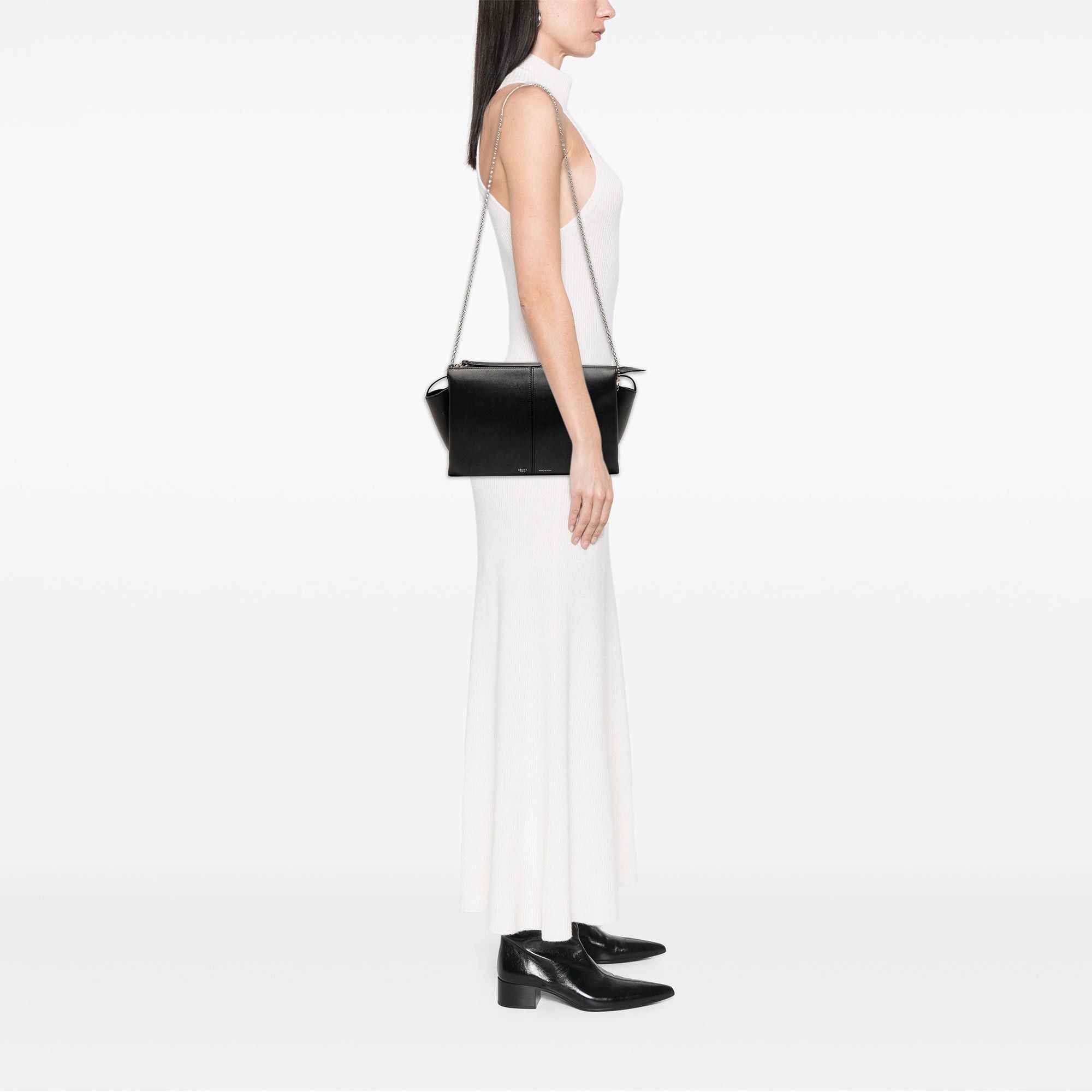 Celine Trifold Leather Clutch On Chain Size ONE SIZE - 7 Thumbnail