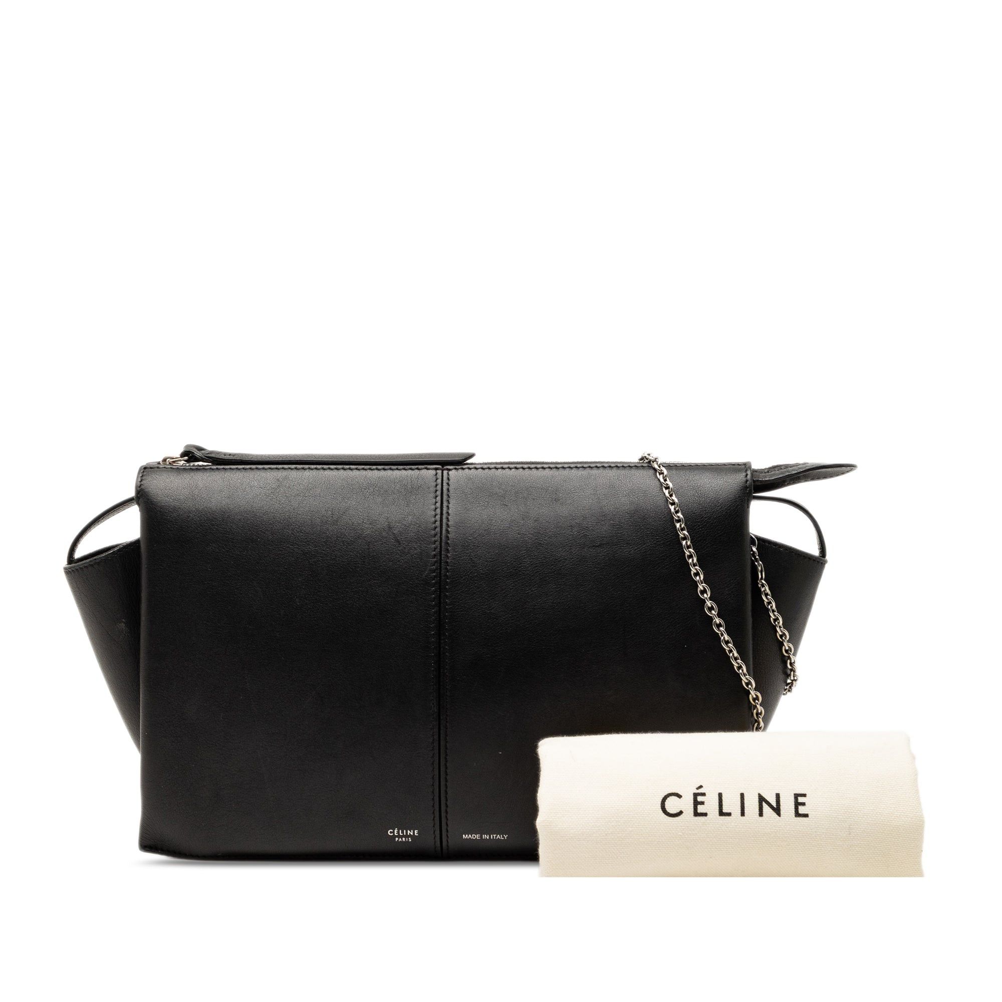 Celine Trifold Leather Clutch On Chain Size ONE SIZE - 8 Thumbnail