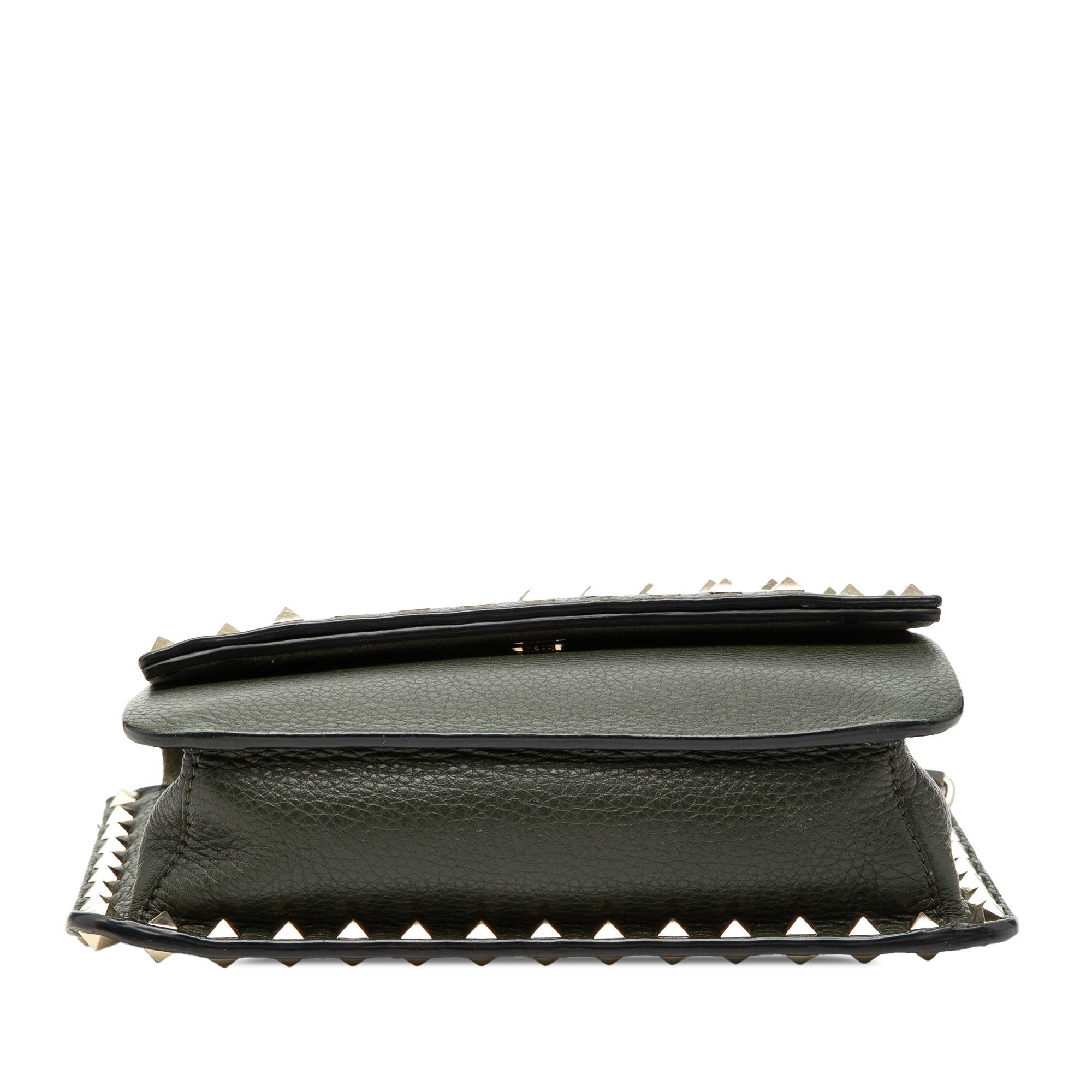 Valentino Grained Calfskin Rockstud Side Slip Crossbody Size ONE SIZE - 3 Thumbnail