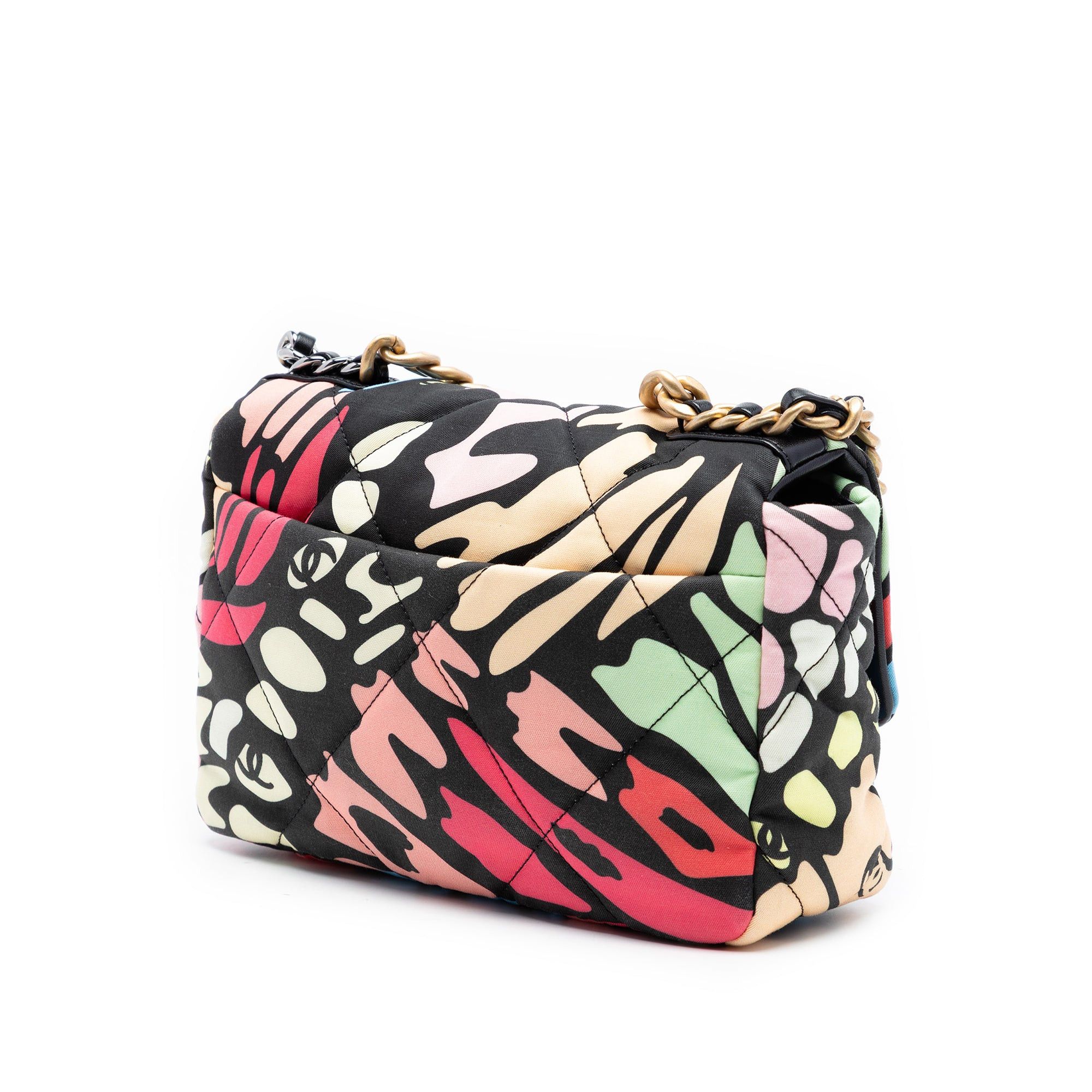 Chanel Medium Printed Canvas 19 Flap Size ONE SIZE - 2 Thumbnail