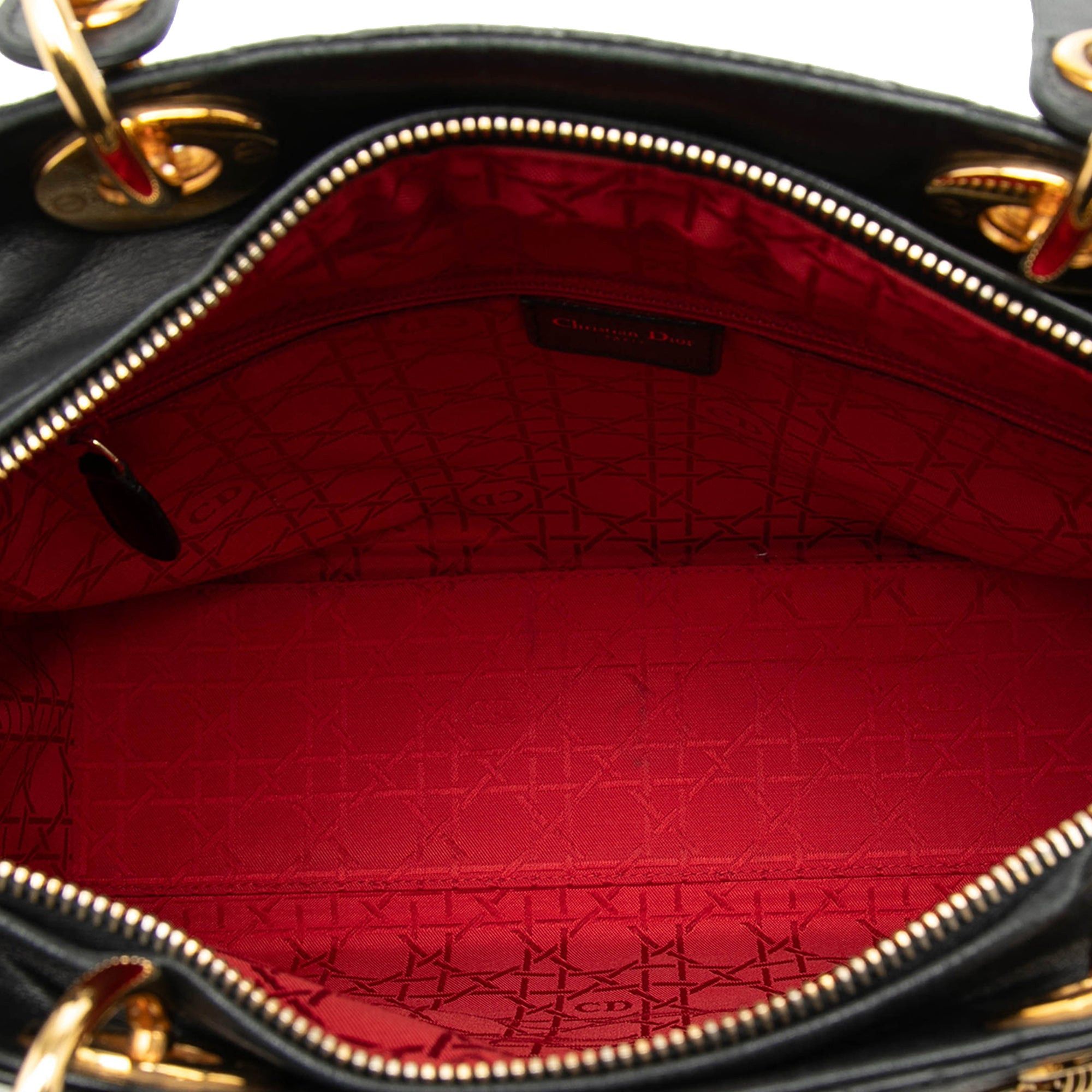 Dior Large Lambskin Cannage Lady Dior Size ONE SIZE - 4 Thumbnail