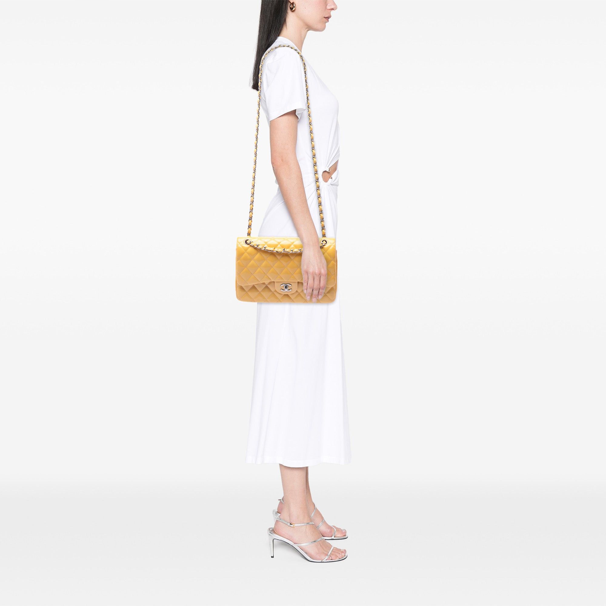 Chanel Jumbo Classic Patent Double Flap Size ONE SIZE - 7 Thumbnail