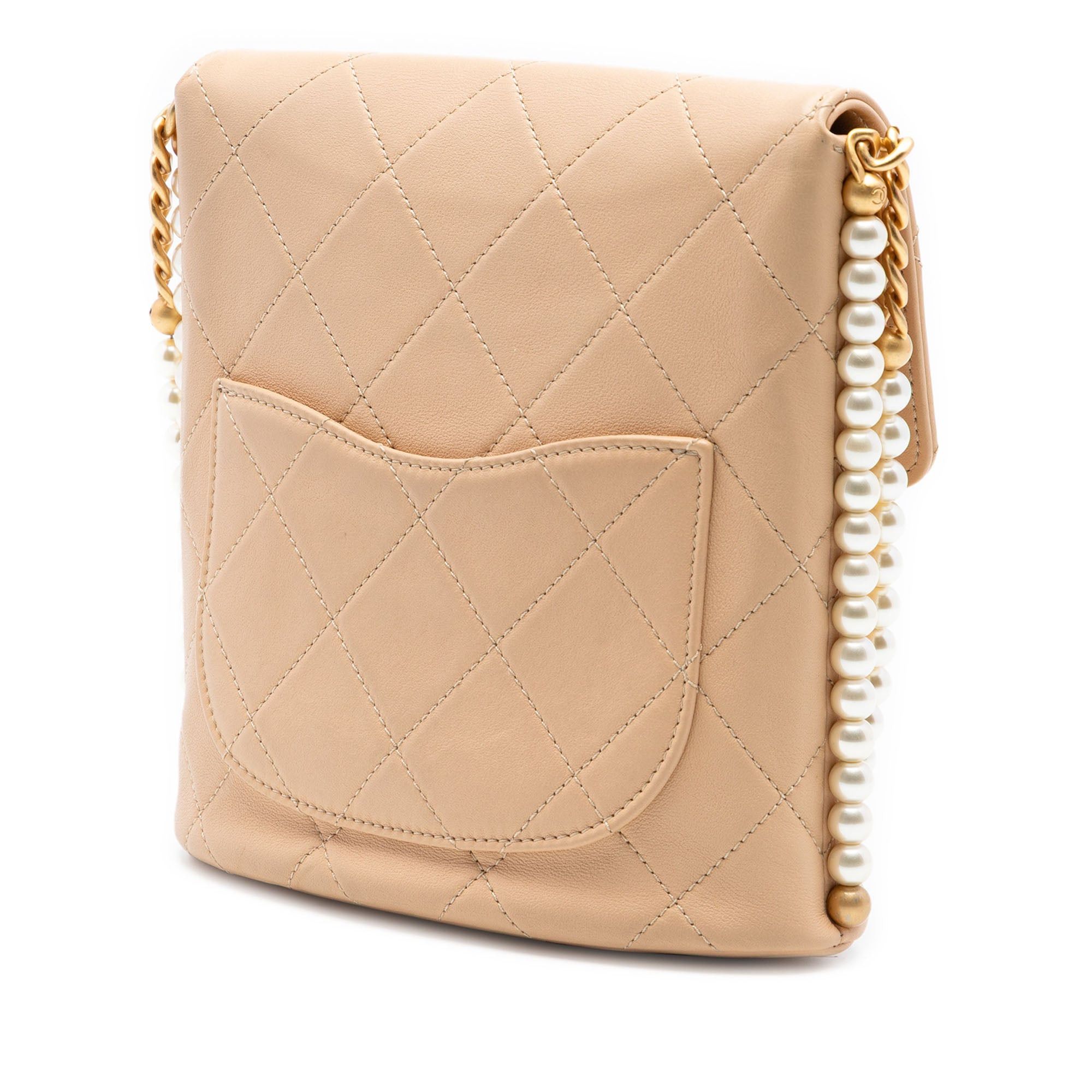 Chanel Small Quilted Calfskin About Pearls Hobo Size ONE SIZE - 2 Thumbnail