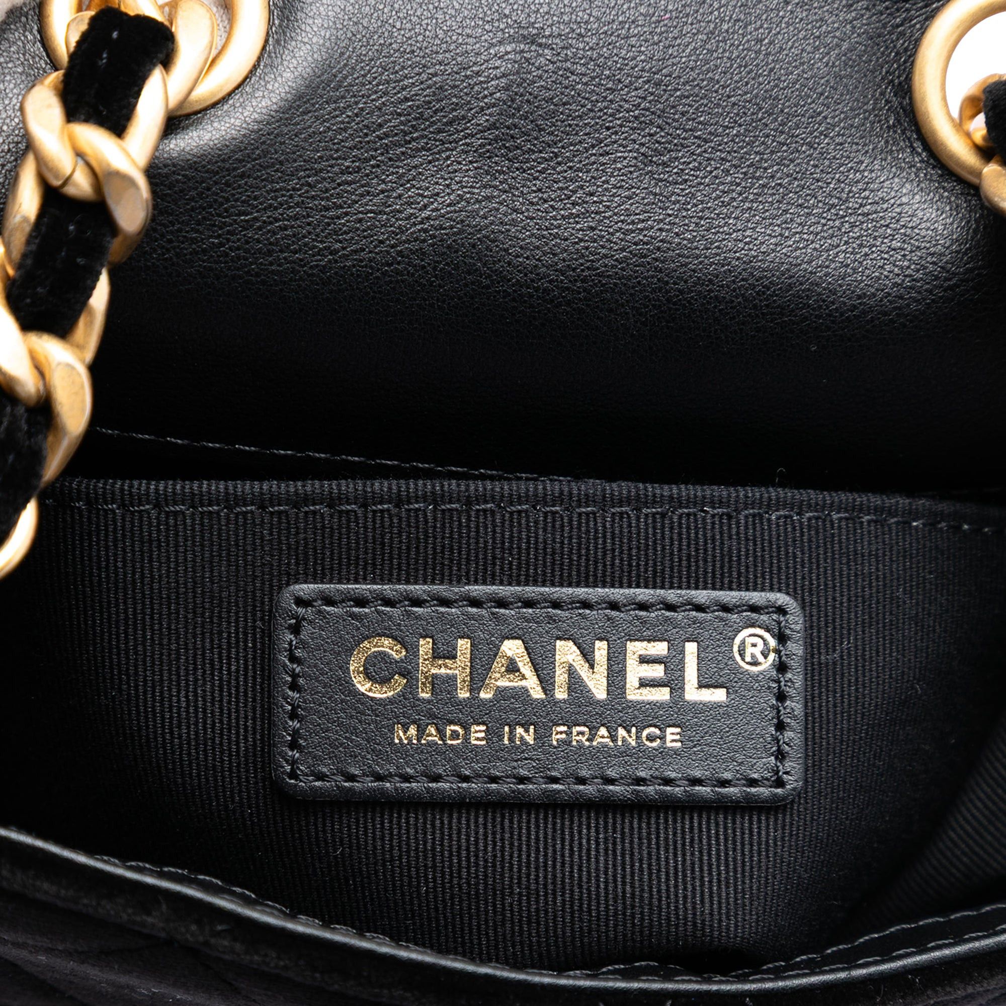 Chanel Mini Quilted Velvet Place Vendome Single Flap Size ONE SIZE - 5 Thumbnail