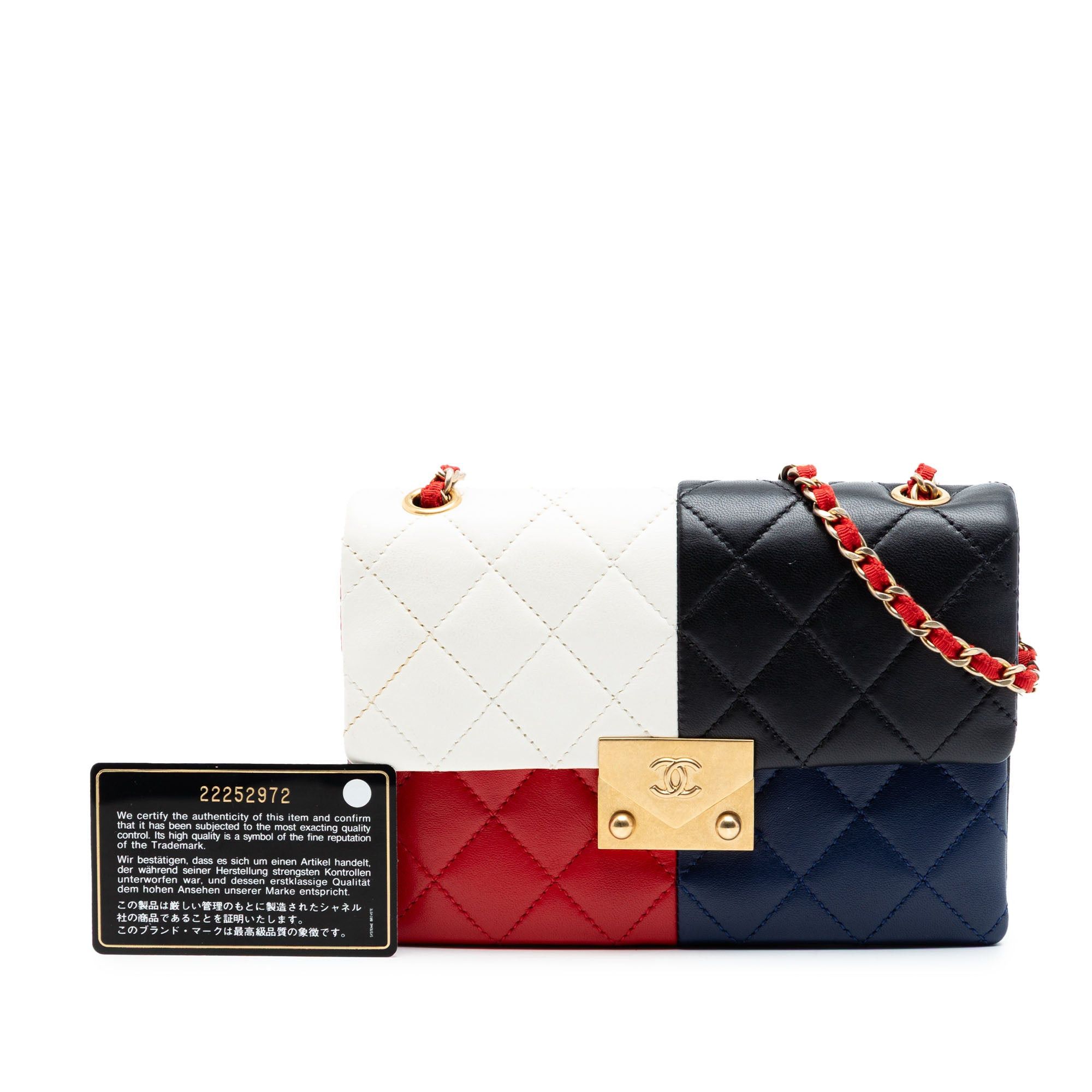 Chanel Quilted Lambskin Colorblock Pagoda Flap Size ONE SIZE - 8 Thumbnail