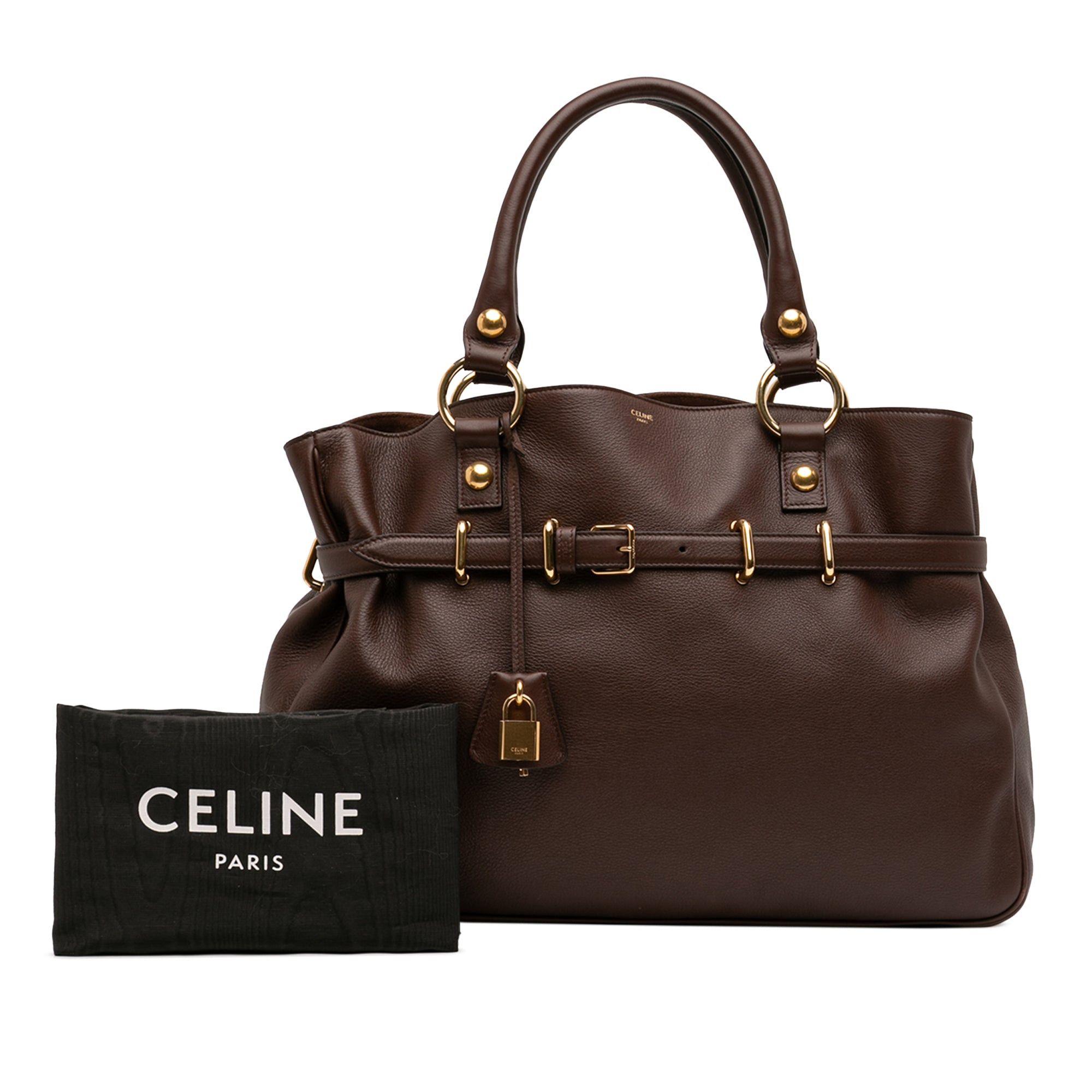 Celine Medium Leather Anita Tote Size ONE SIZE - 9 Thumbnail