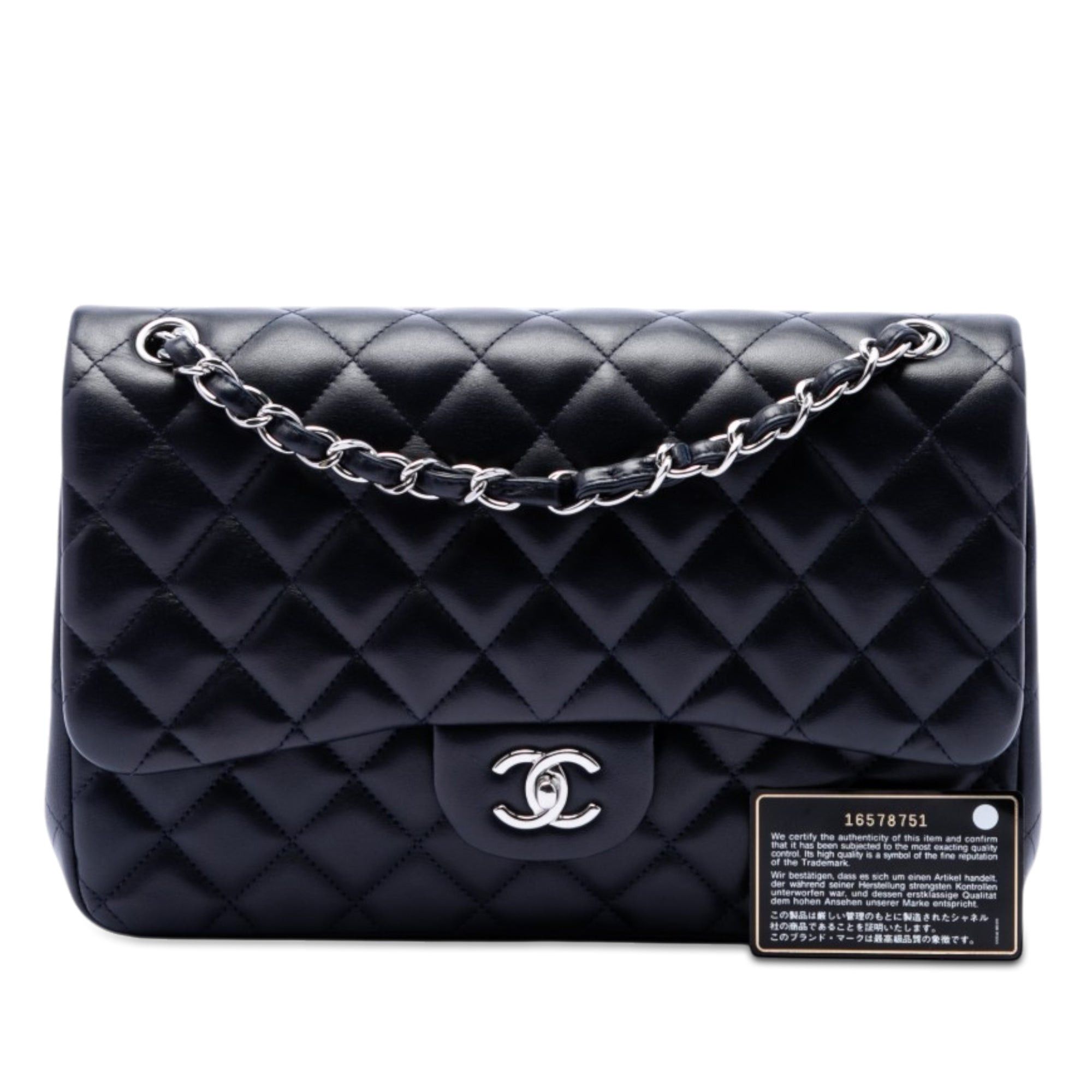 Chanel Jumbo Classic Lambskin Double Flap Size ONE SIZE - 8 Thumbnail