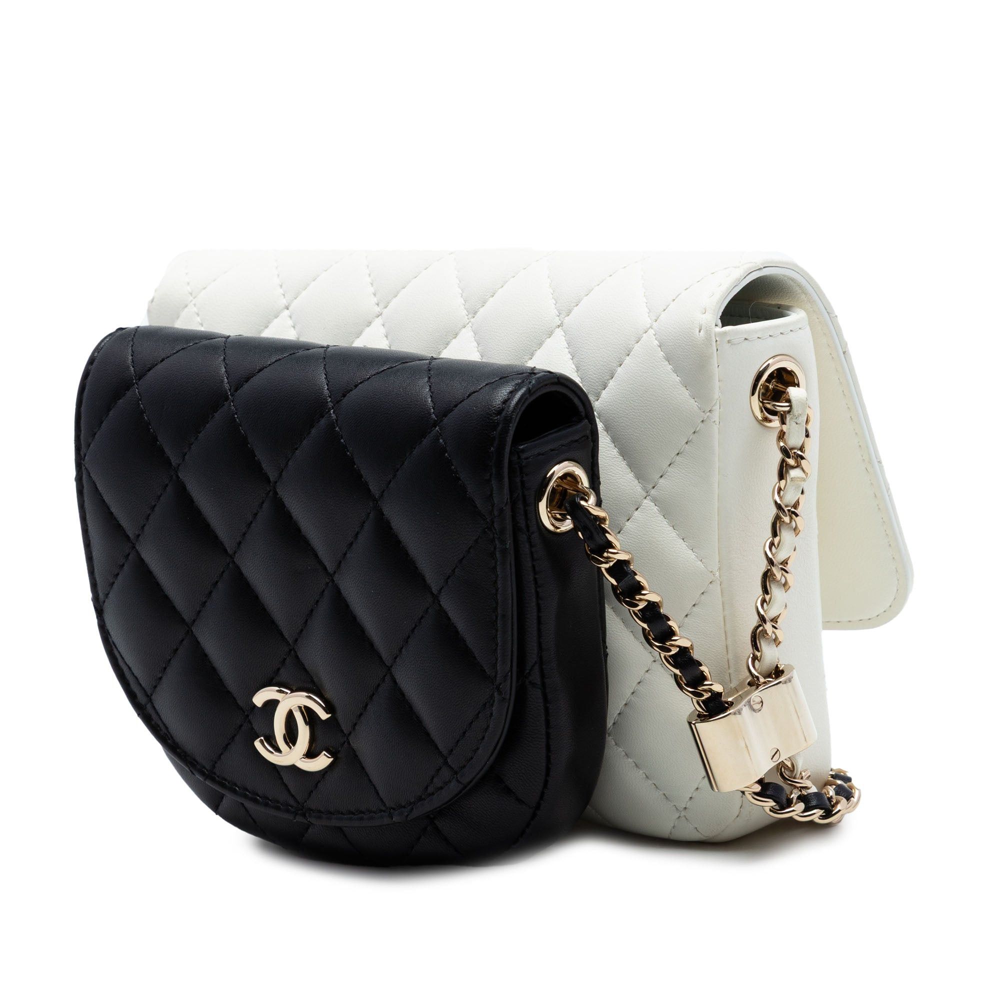 Chanel CC Quilted Lambskin Side Packs Flap Size ONE SIZE - 2 Thumbnail