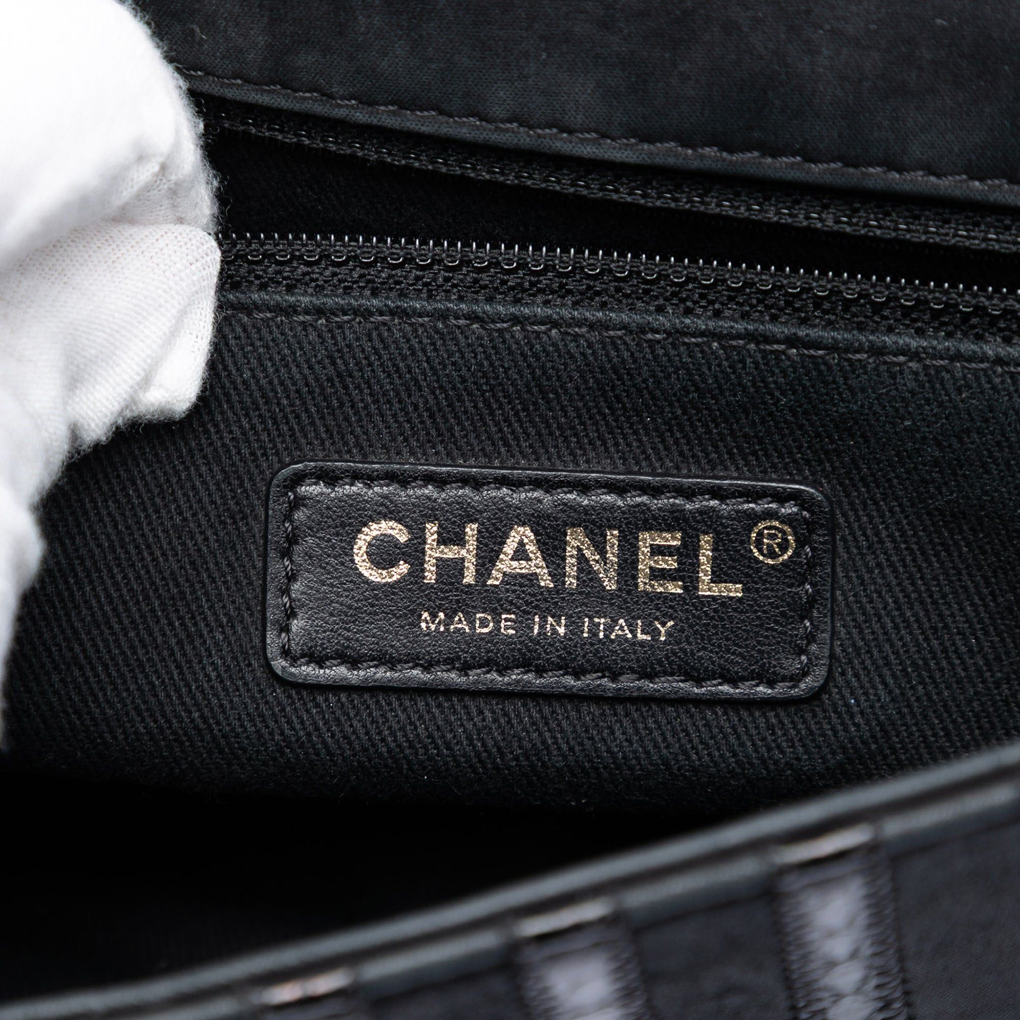 Chanel Chevron Python Embossed Calfskin and Suede Single Flap Size ONE SIZE - 5 Thumbnail