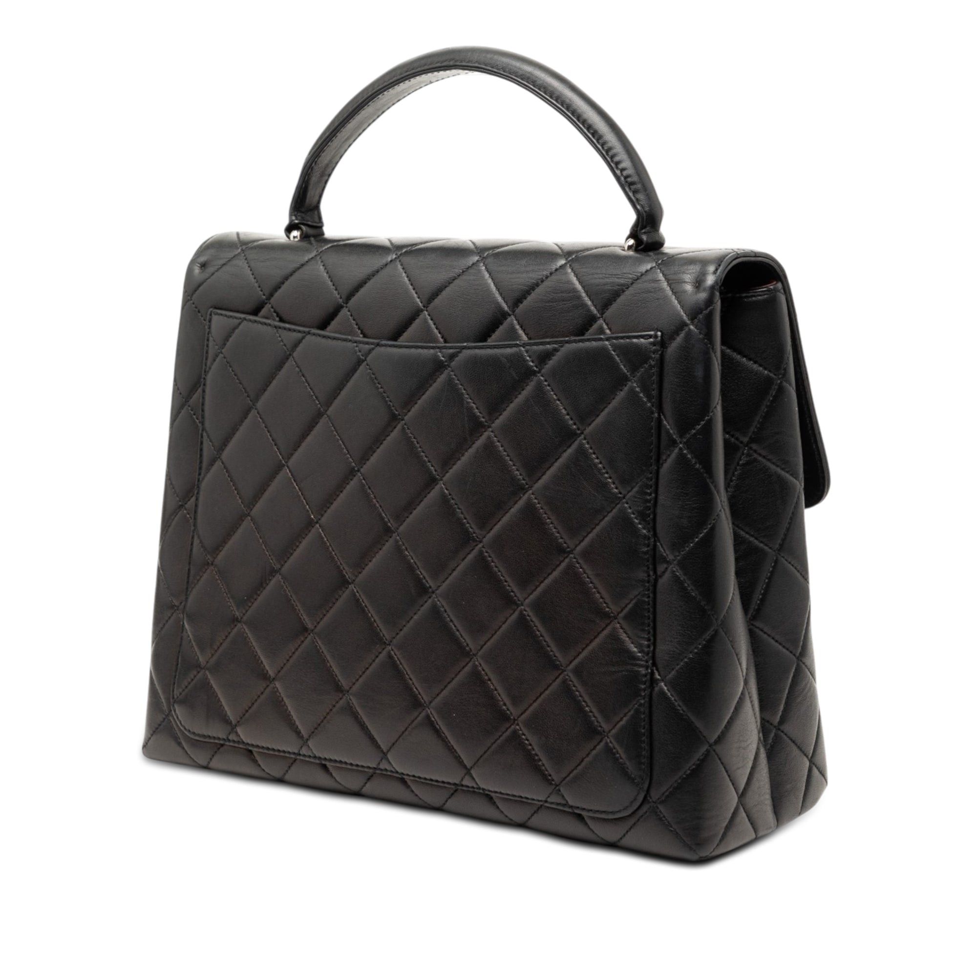 Chanel Quilted Lambskin Kelly Top Handle Bag Size ONE SIZE - 2 Thumbnail