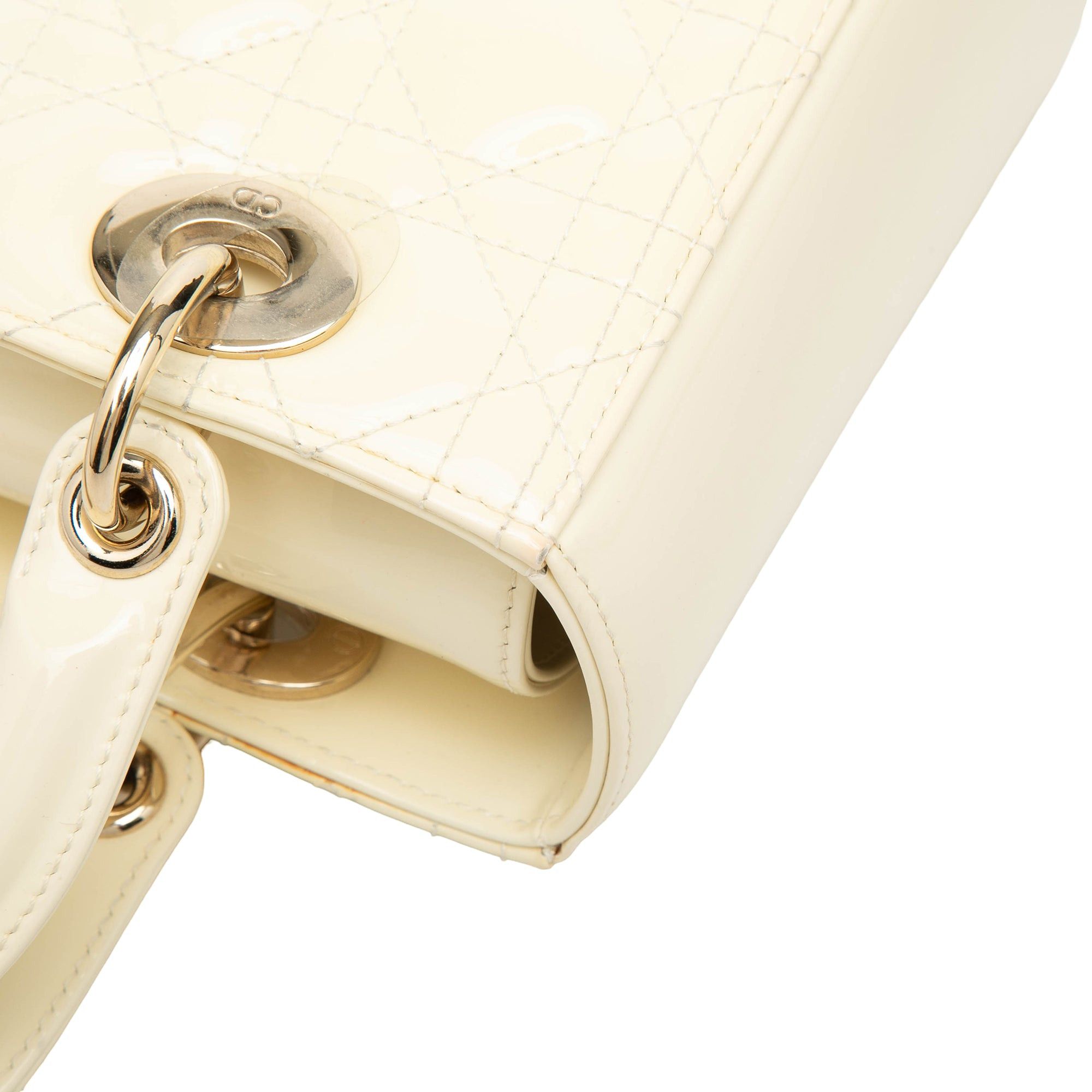 Dior Medium Patent Cannage Lady Dior Size ONE SIZE - 8 Thumbnail