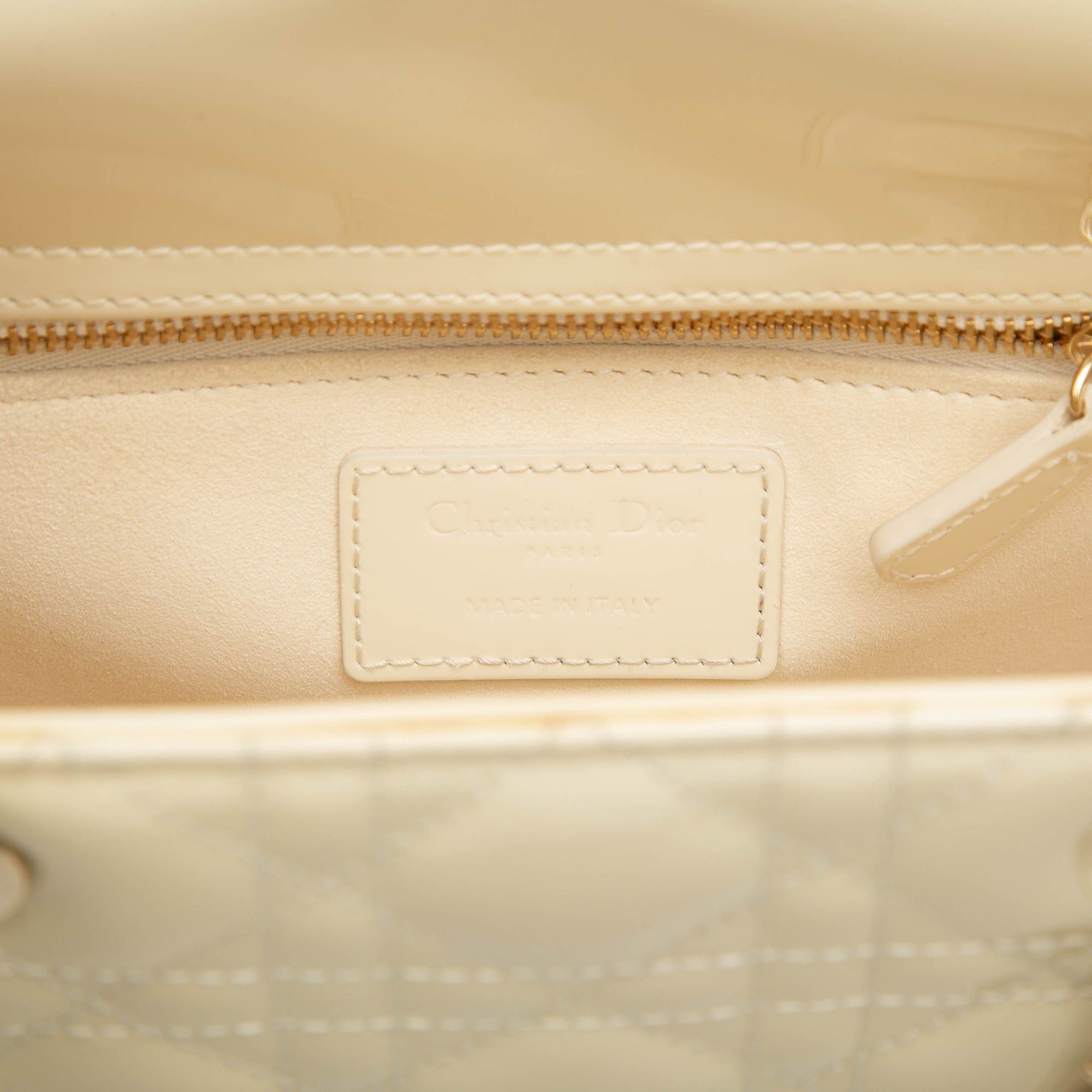 Dior Medium Patent Cannage Lady Dior Size ONE SIZE - 5 Thumbnail