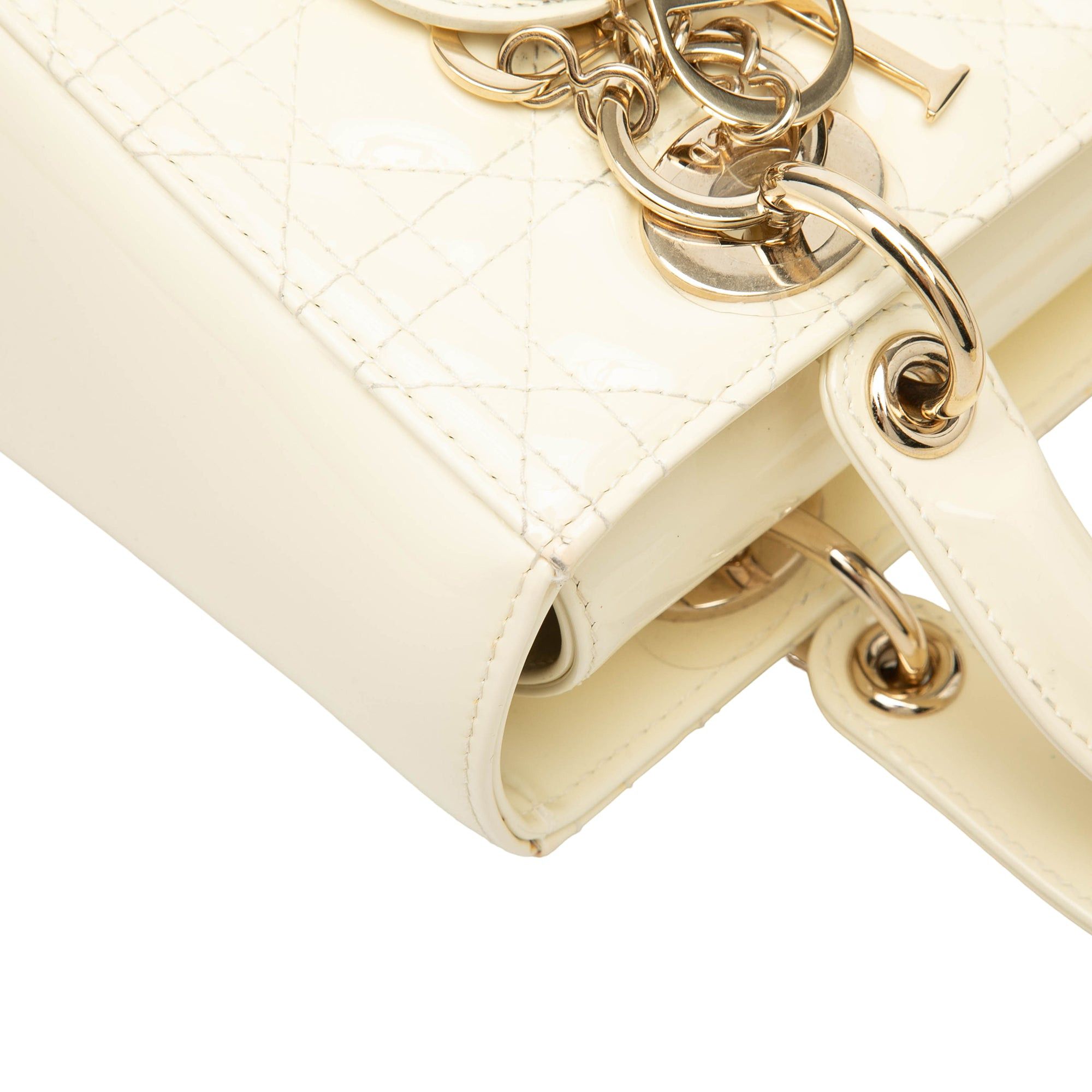 Dior Medium Patent Cannage Lady Dior Size ONE SIZE - 7 Thumbnail
