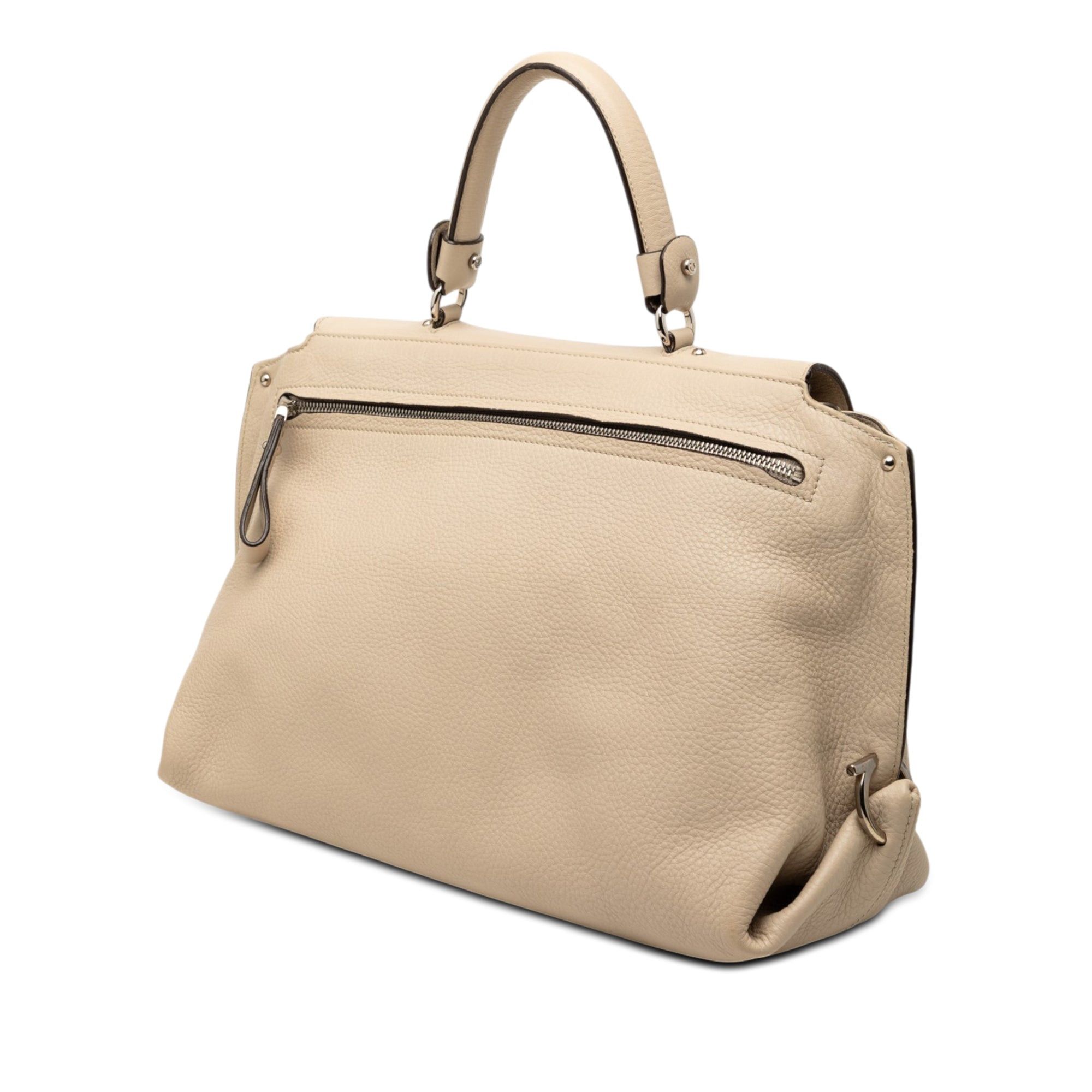 Salvatore Ferragamo Medium Leather Gancini Sofia Satchel Size ONE SIZE - 2 Thumbnail