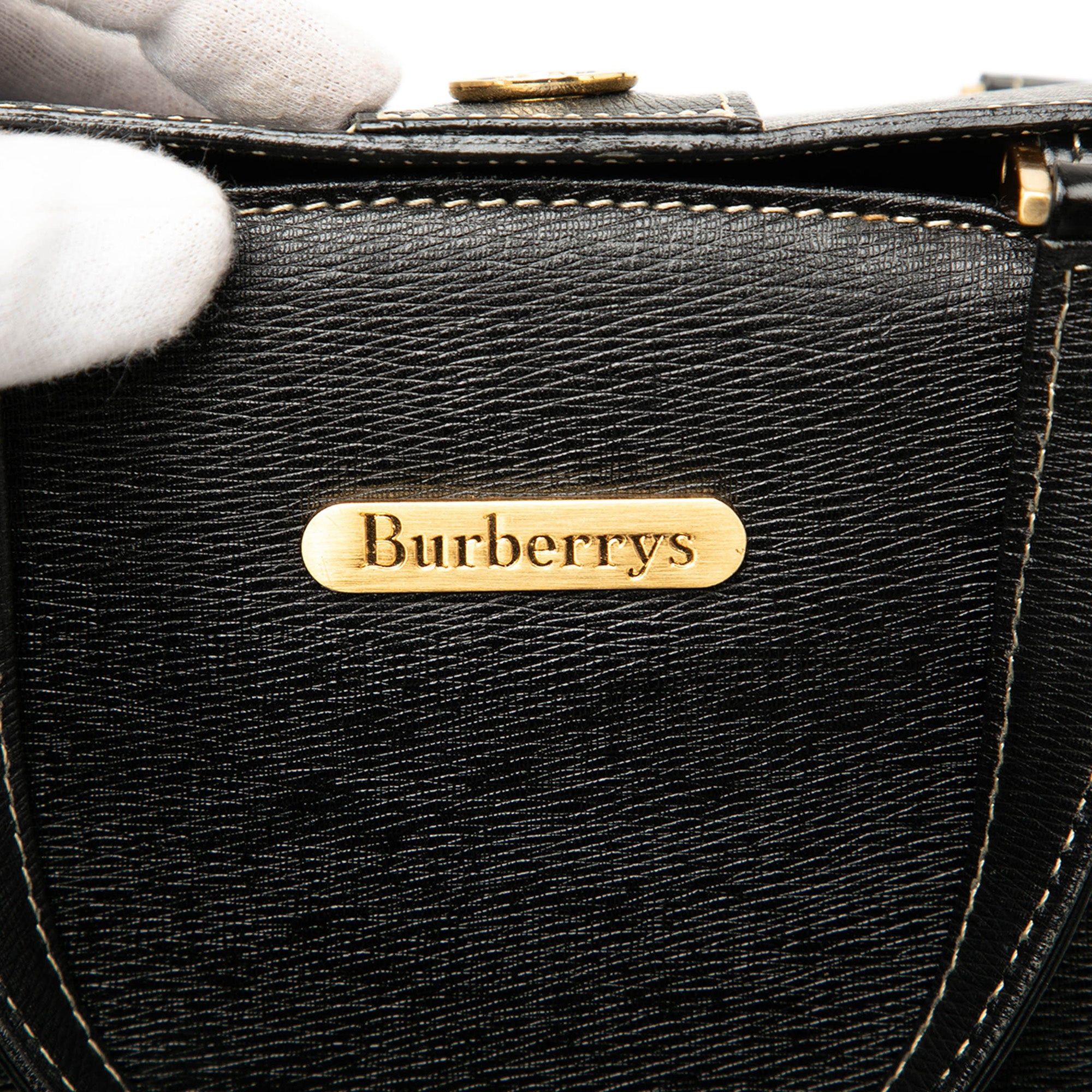 Burberry Leather Bucket Bag Size ONE SIZE - 5 Thumbnail