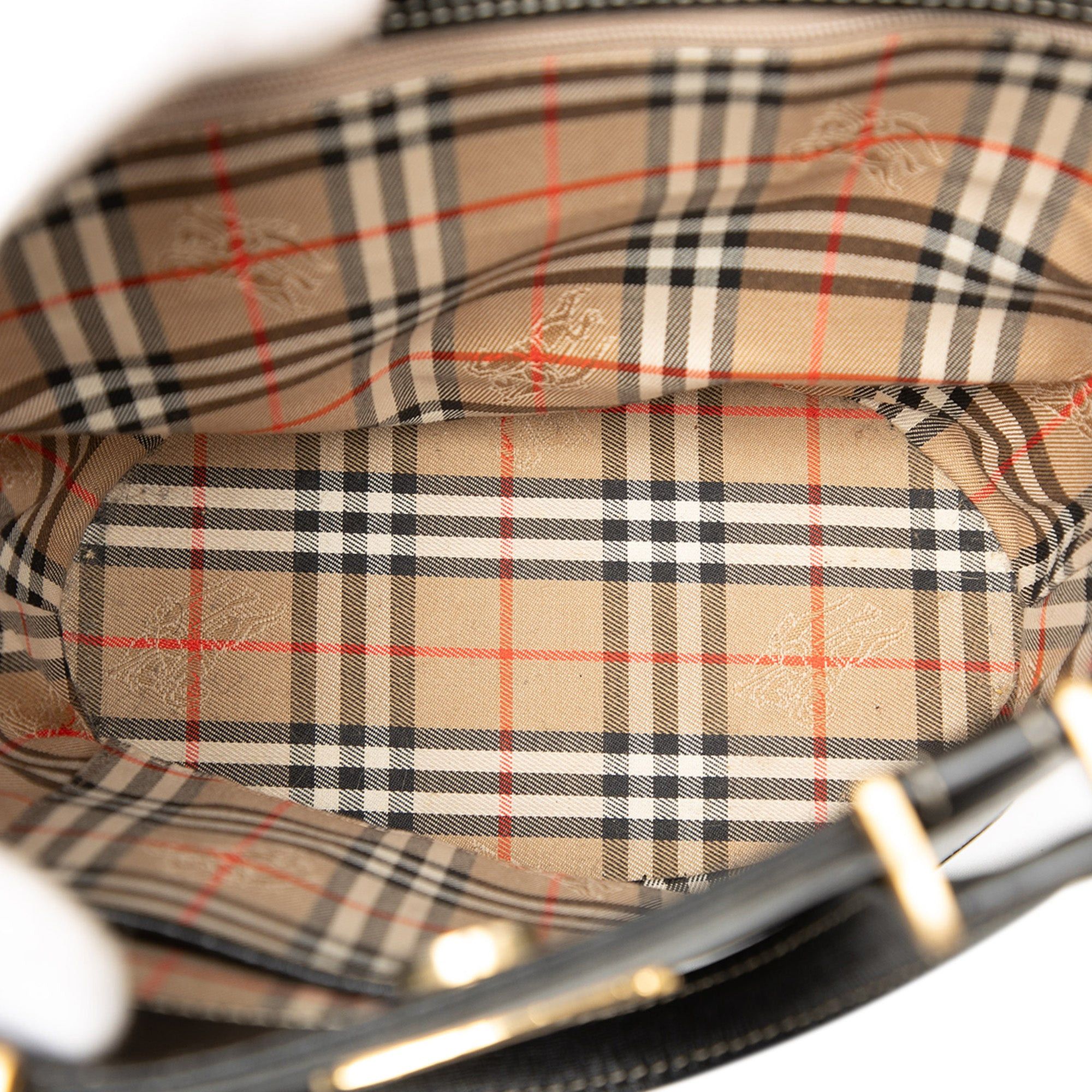 Burberry Leather Bucket Bag Size ONE SIZE - 4 Thumbnail