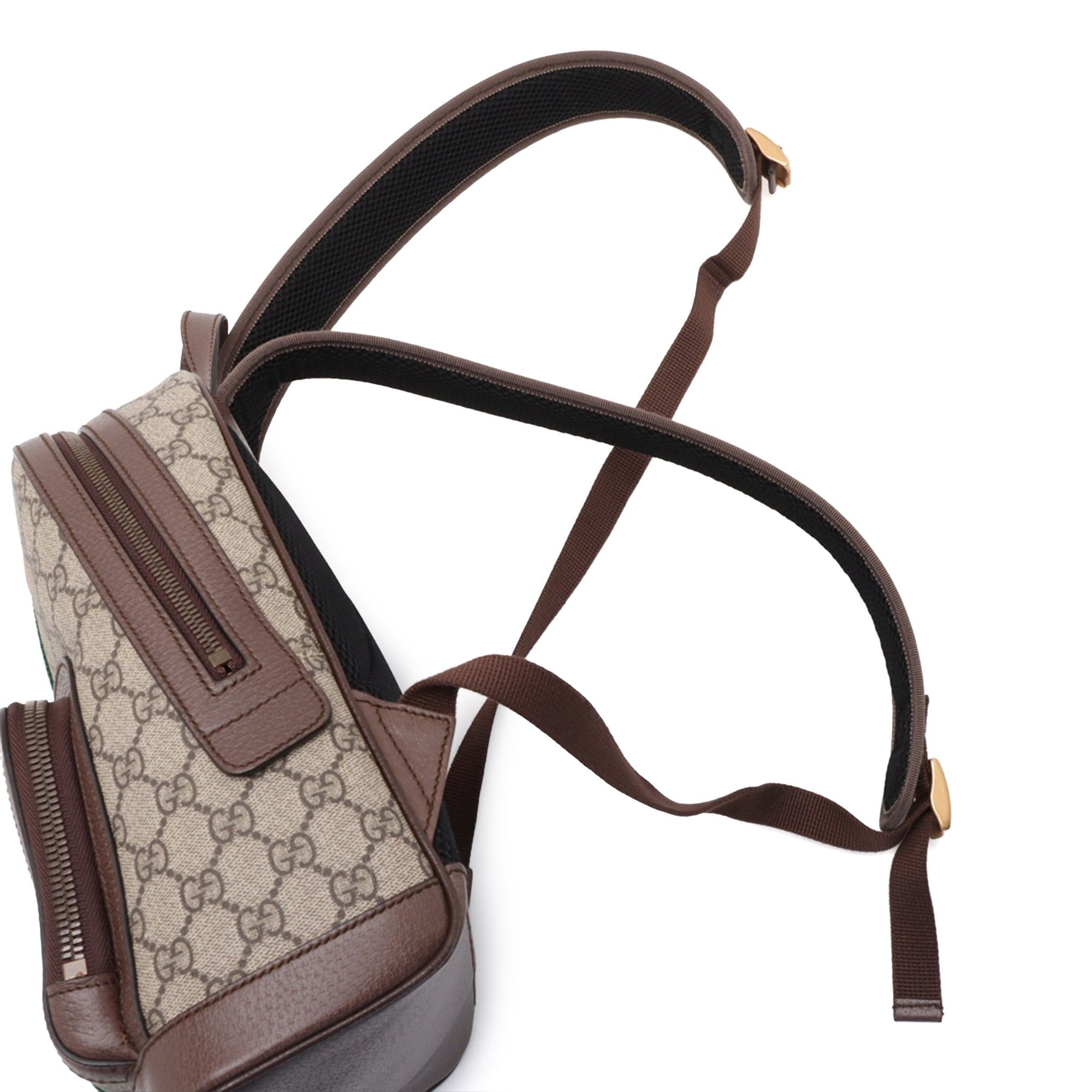 Gucci Small GG Supreme Web Ophidia Backpack Size ONE SIZE - 9 Thumbnail